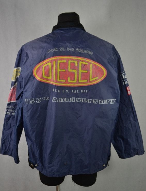 Diesel × Vintage Very Rare Vintage Diesel Racing Nylon Jacket L Size US L / EU 52-54 / 3 - 2 Thumbnail
