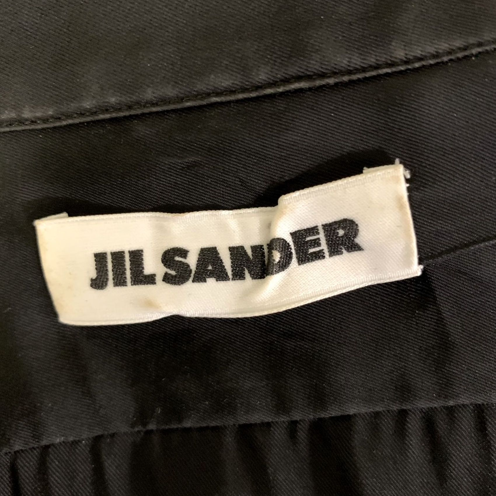 Jil Sander JIL SANDER Shirt XS Black Viscose Pleated Women Adult Regular Button-Up Size XS / US 0-2 / IT 36-38 - 6 Thumbnail