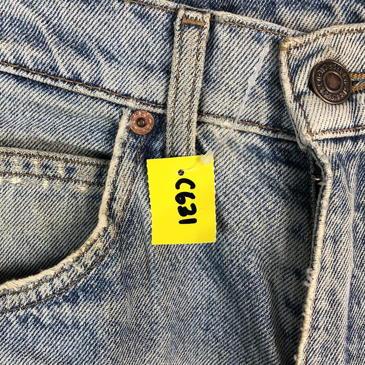 Levi's DL Levis 610 orange tag Distressed Denim Pants #C631 Size US 30 / EU 46 - 12 Thumbnail