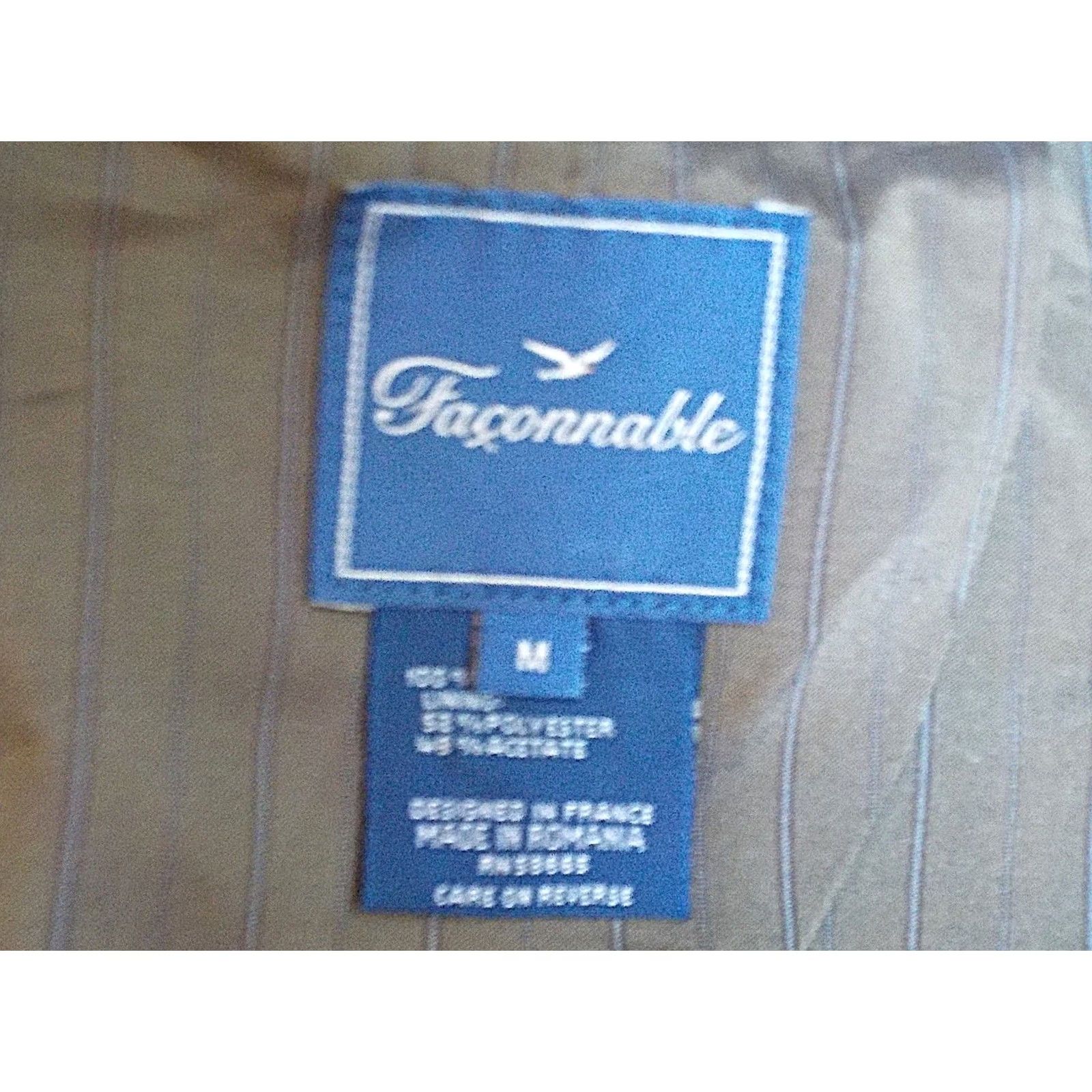 Faconnable FACONNABLE Blazer Medium Wale Corduroy 3 Button Tan Sz M Mens Corduroy Blazer 100% Cotton Size 40R - 5 Thumbnail
