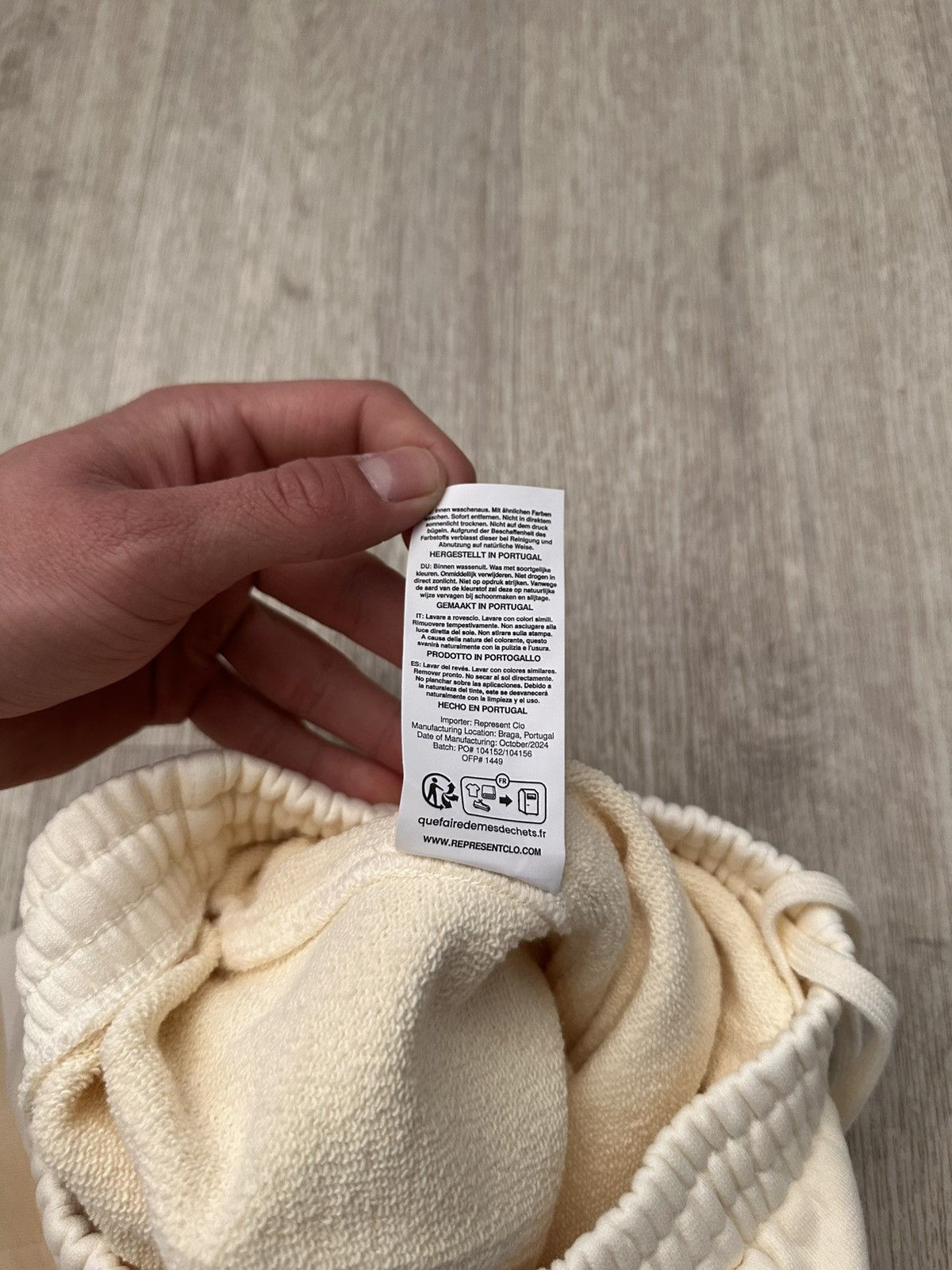 Represent Clo. Represent Beige Logo Sweatpants Size US 28 / EU 44 - 8 Thumbnail
