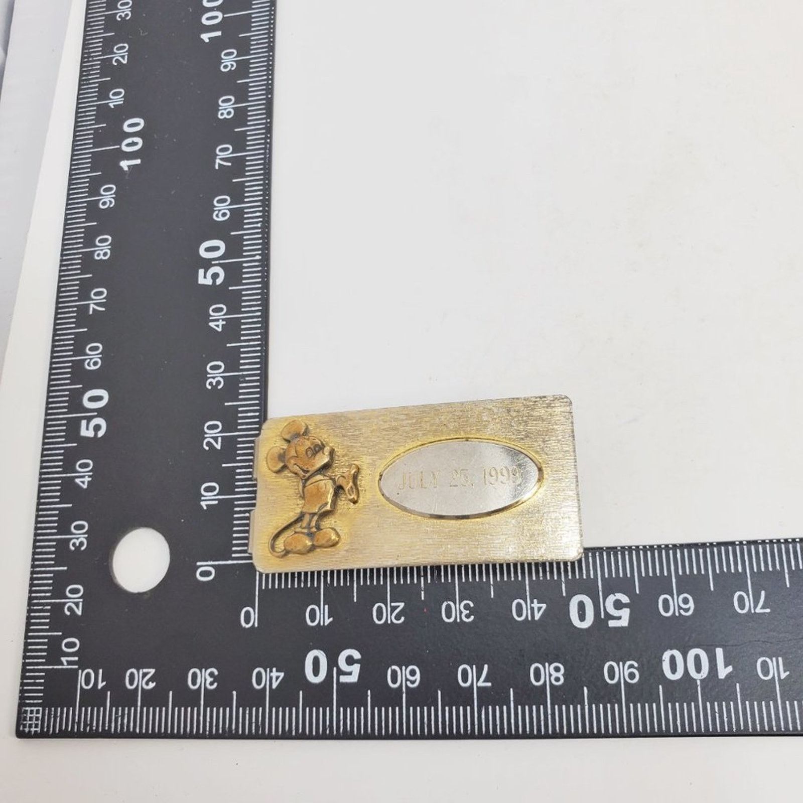 Disney Disney Vintage Mickey Mouse Gold-Toned Money Clip Size ONE SIZE - 8 Thumbnail