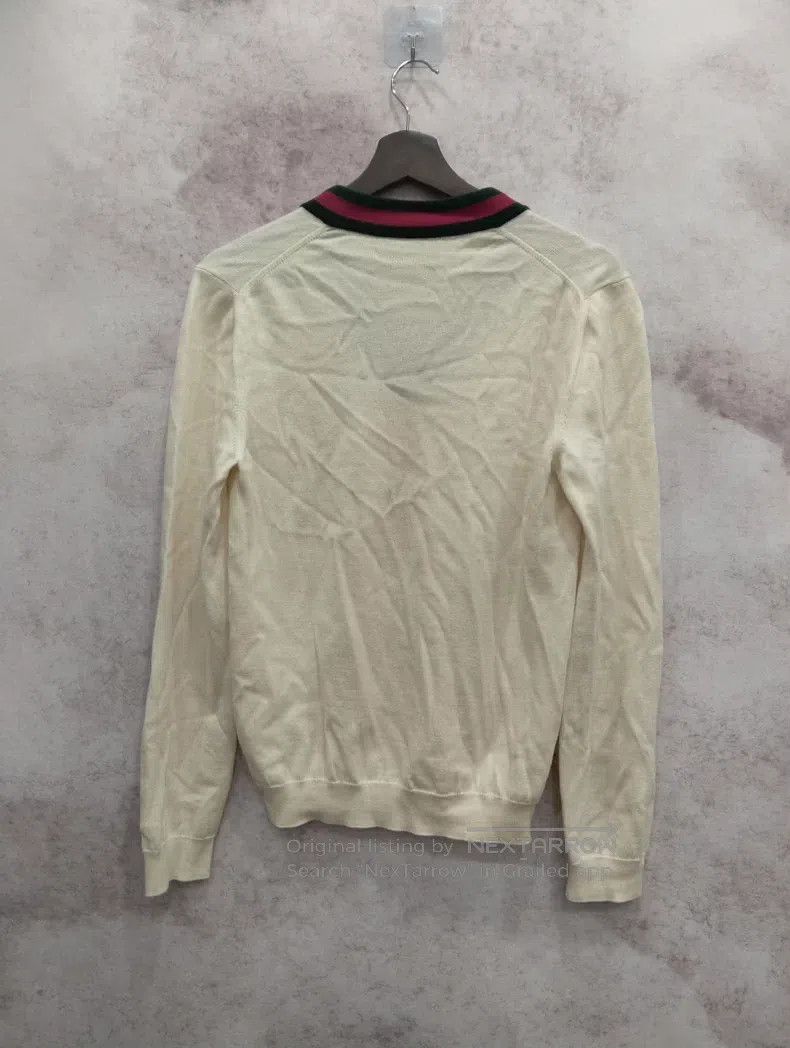 Gucci Gucci White knit sweater Size US M / EU 48-50 / 2 - 2 Thumbnail