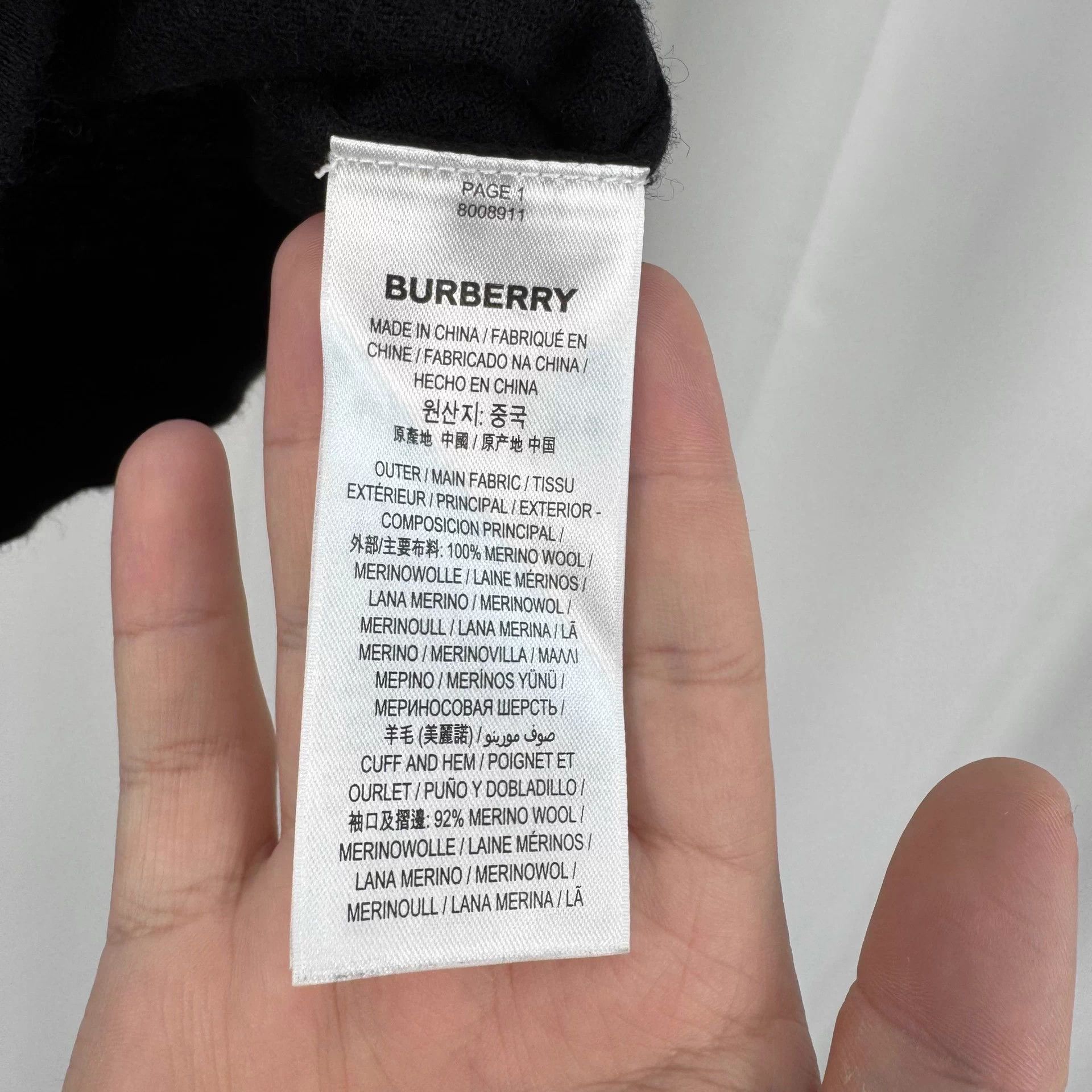 Burberry Burberry Wool Knit Logo Short Sleeve Size S 99 New Size S / US 4 / IT 40 - 6 Thumbnail