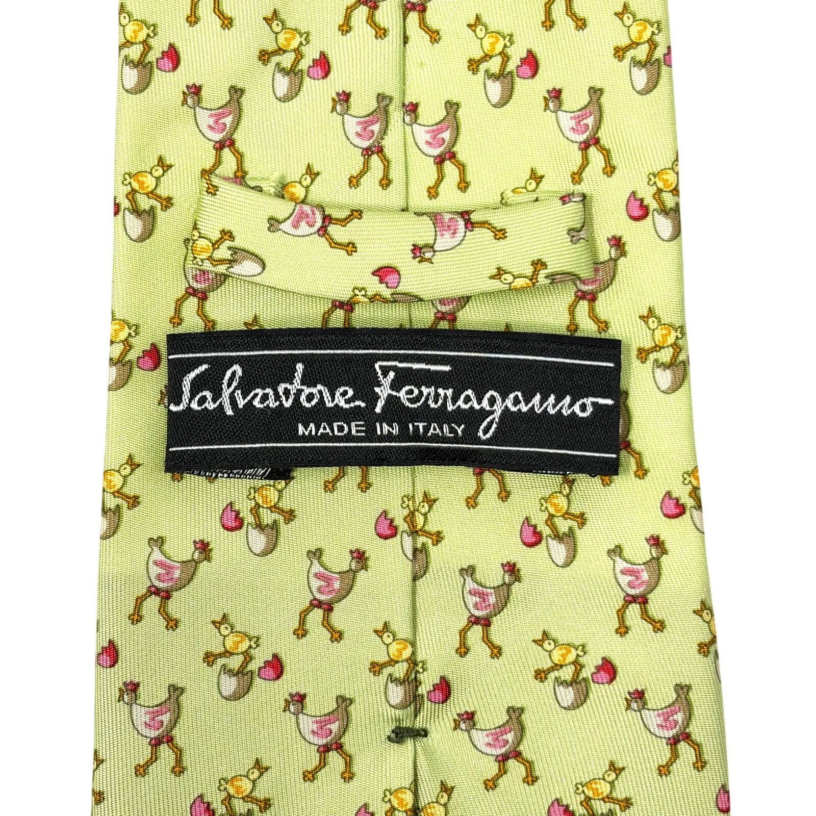Salvatore Ferragamo Salvatore Ferragamo ‘Chicken’ Tie Size ONE SIZE - 6 Thumbnail