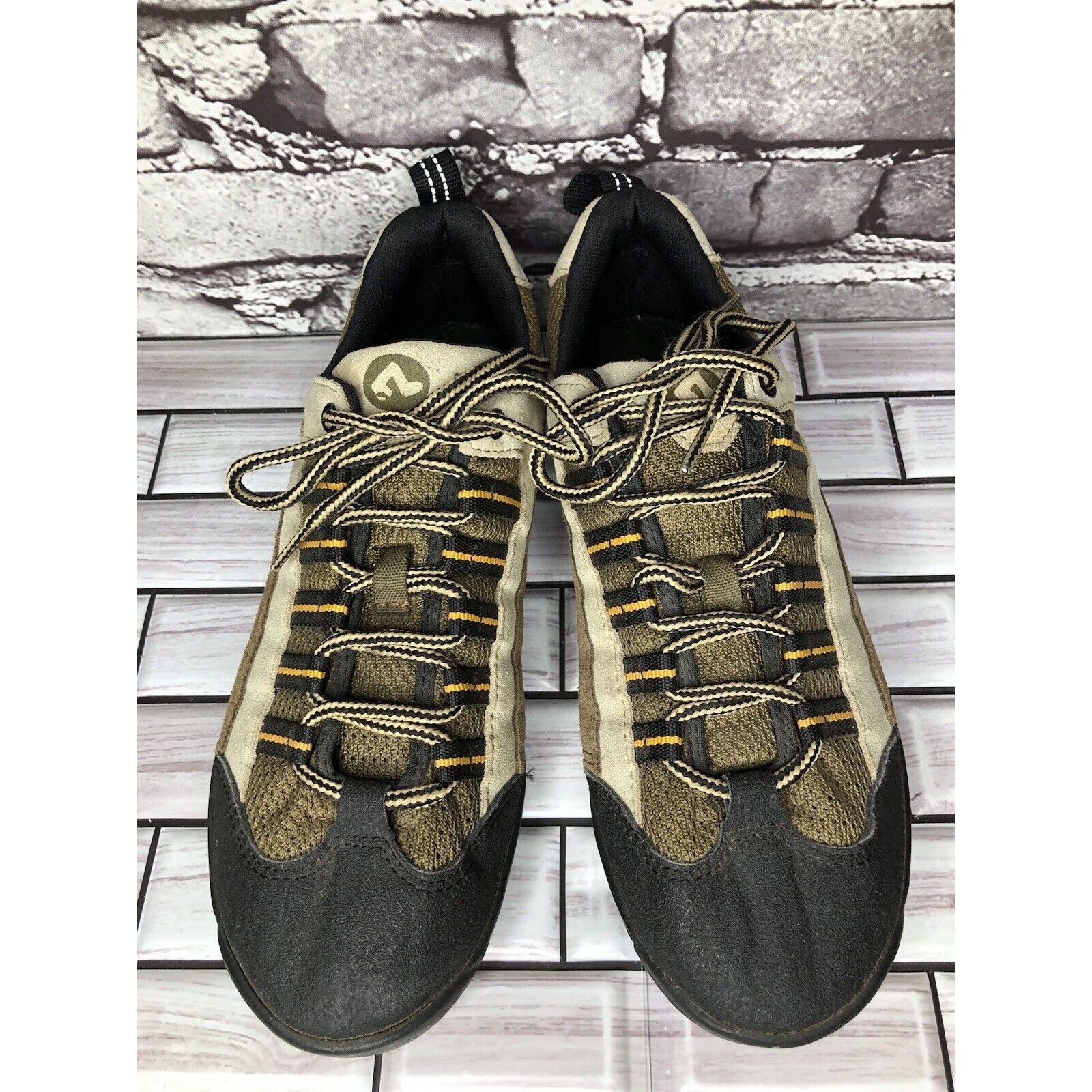 Other Shimano SPD Brown Black Leather Mountain Bike Cycling Shoes Size US 7 / EU 40 - 2 Thumbnail