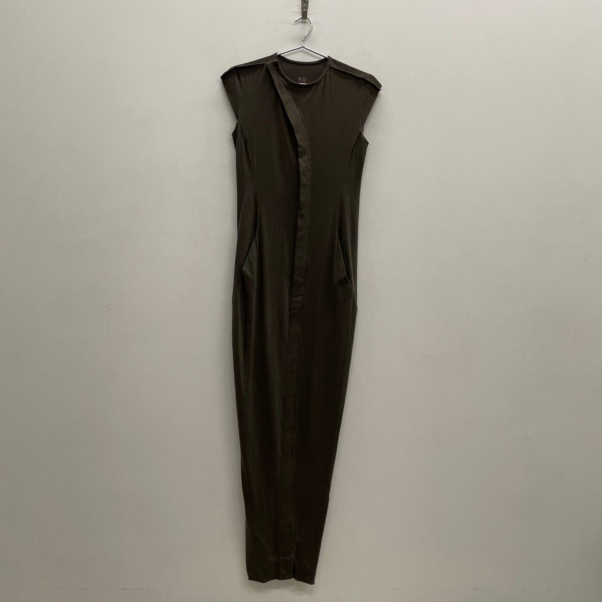Rick Owens SS12 Rick Owens “NASKA” Asymmetrical Column Dress Size XXS / US 00 / IT 34 - 1 Thumbnail