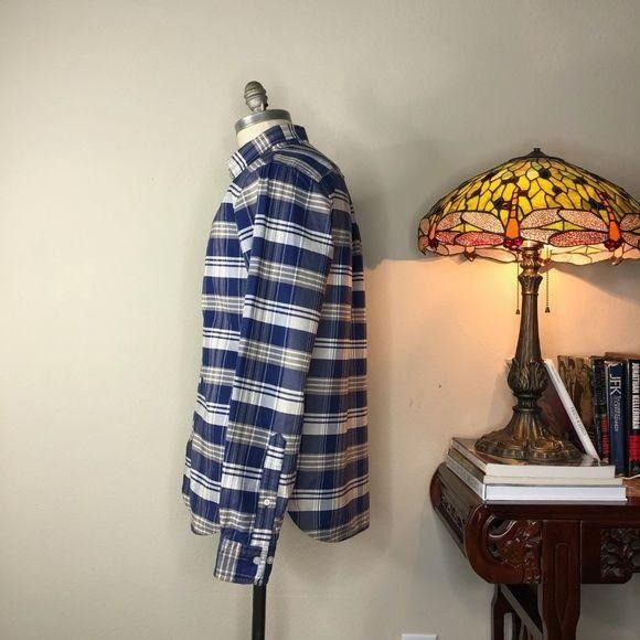 Brooks Brothers Brooks Brothers Button Down Plaid Logo Emboridered Size US M / EU 48-50 / 2 - 3 Thumbnail