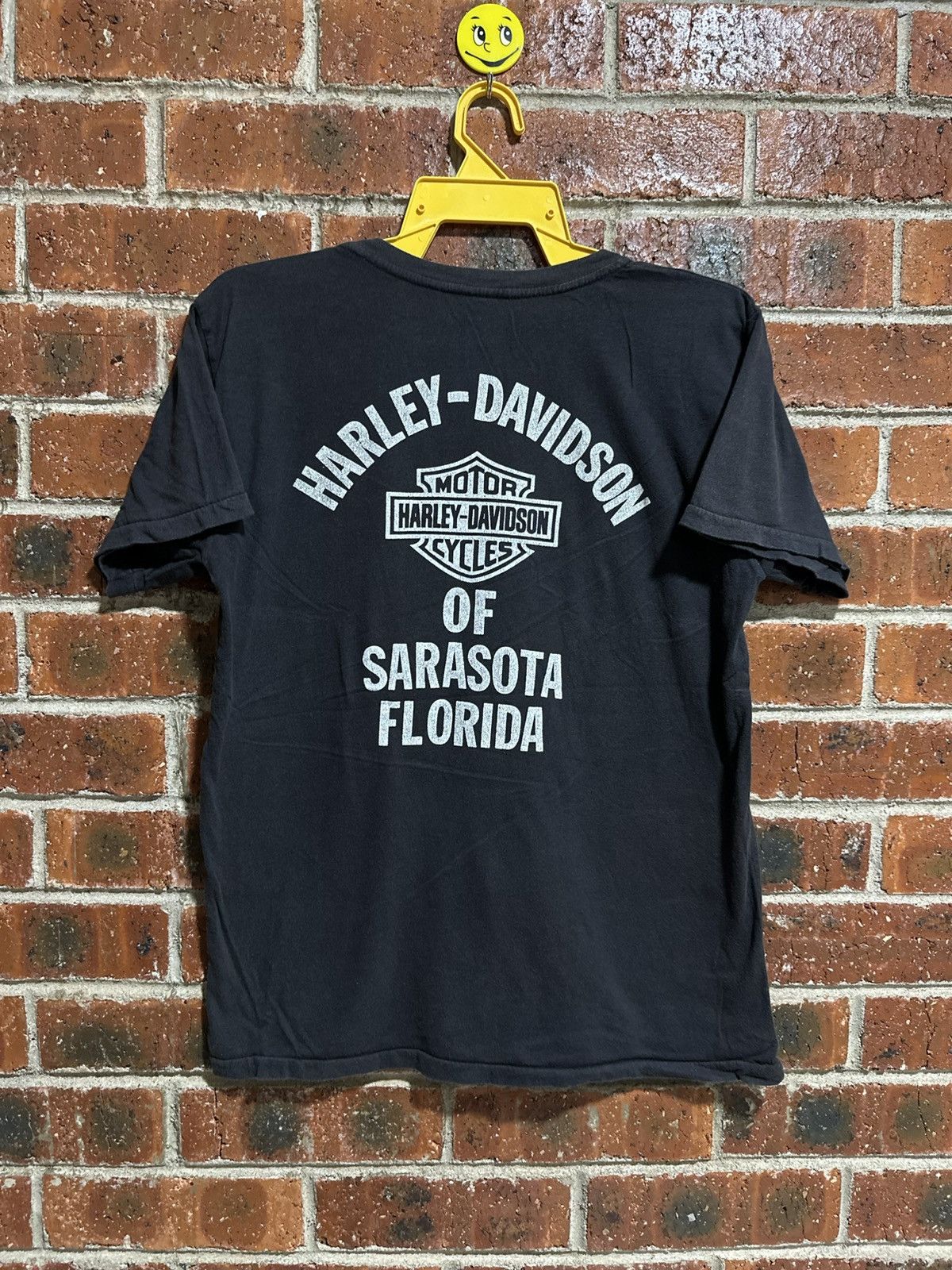 Harley Davidson × Vintage Vintage Harley-Davidson Of Sarasota Florida Faded Tee Size US S / EU 44-46 / 1 - 1 Thumbnail