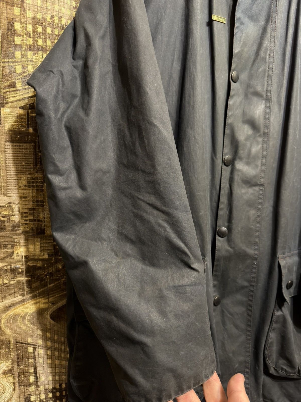 Barbour Barbour Border Vintage Waxed Jacket coat Made in England Size US XXL / EU 58 / 5 - 3 Thumbnail