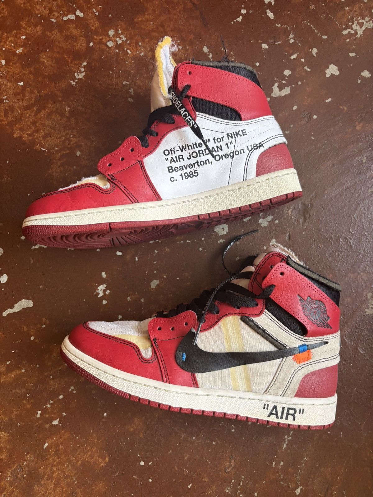 Nike × Off-White Nike Air Jordan 1 Off White Chicago US 9