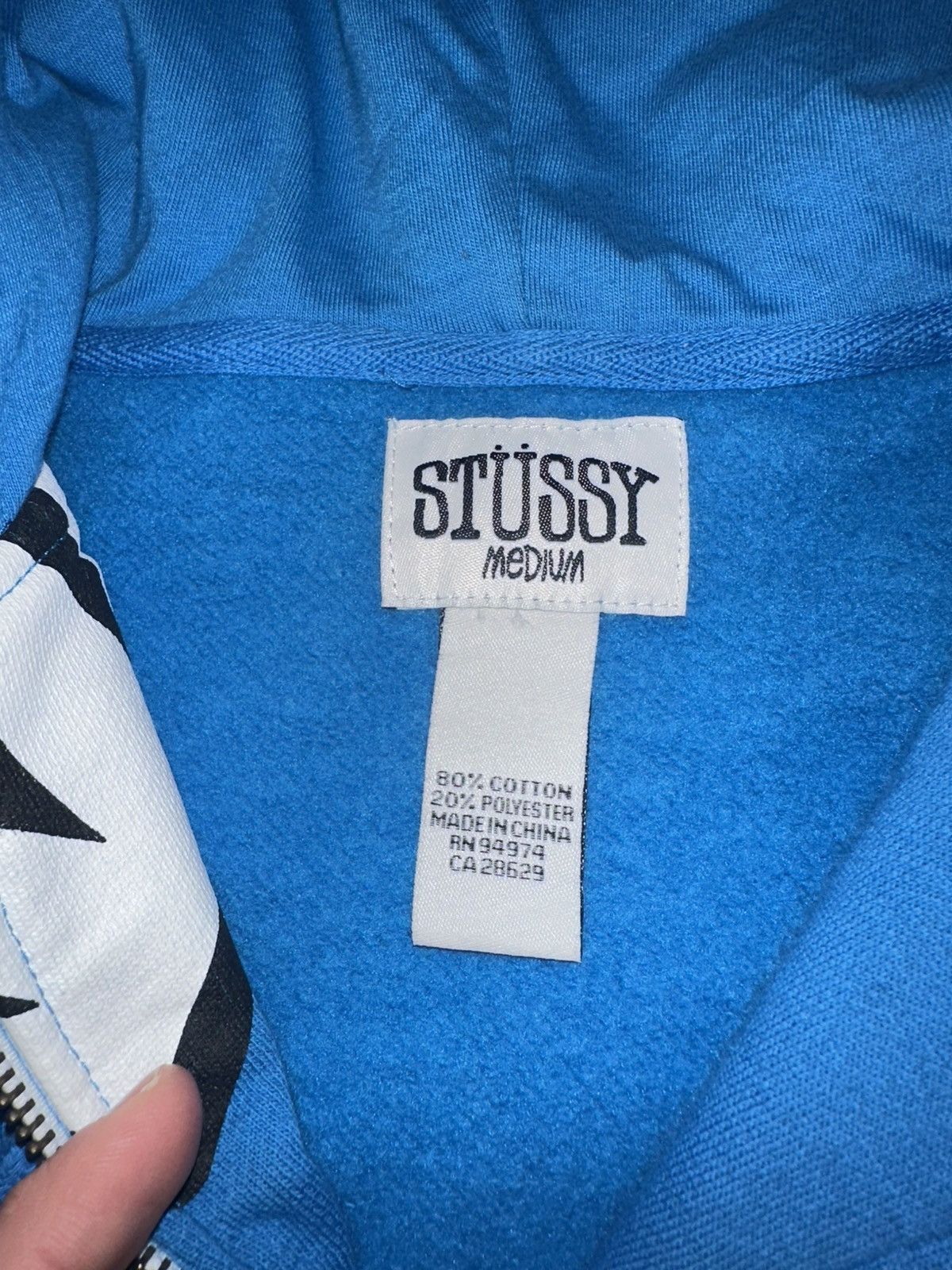 Stussy Stussy Streetwear All Over Print Hoodie Size Medium Size US M / EU 48-50 / 2 - 3 Thumbnail