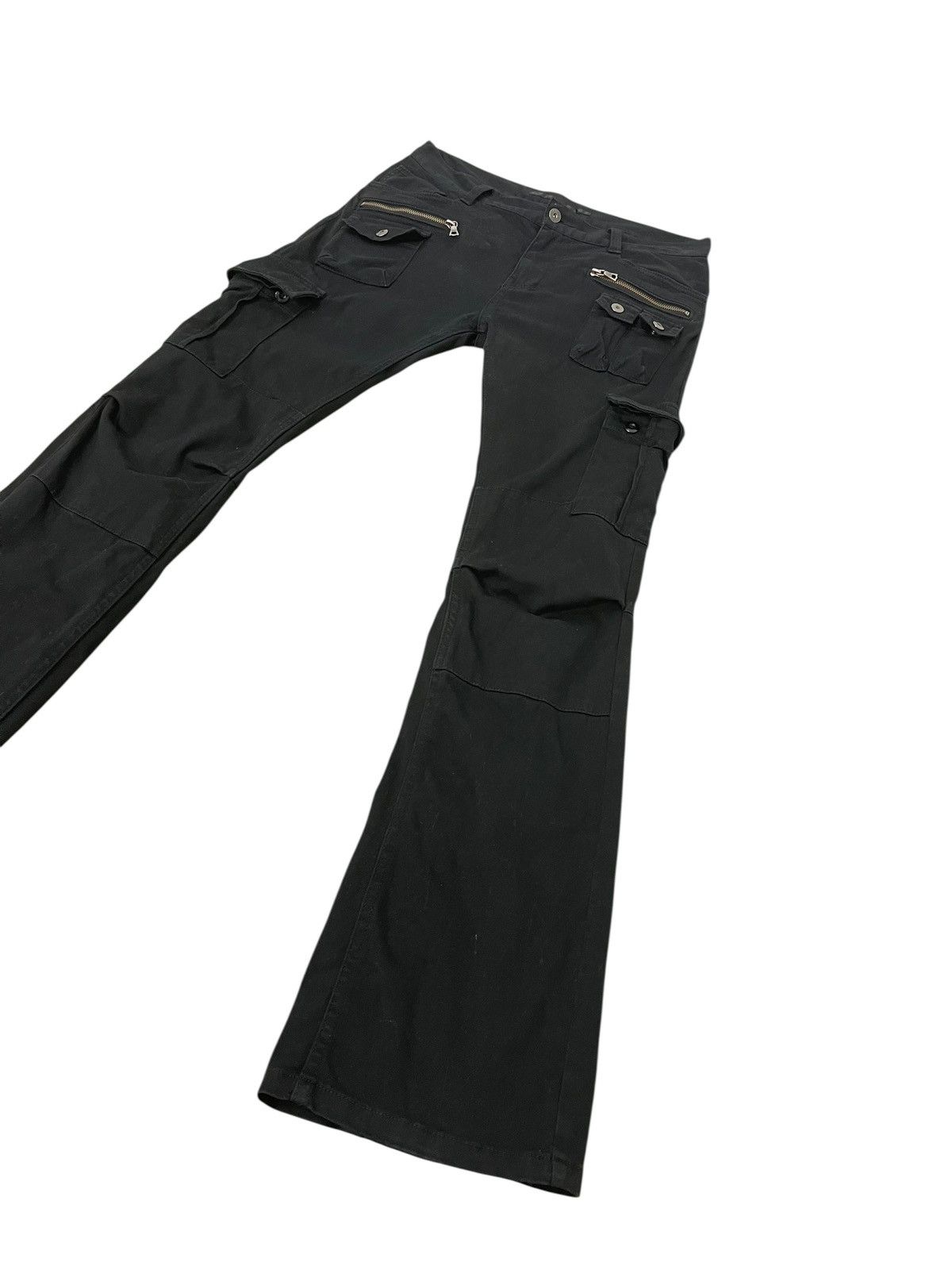 Japanese Brand Flare Cargo No ID Japan Stretch Boot Cut 1🟦6 Size US 32 / EU 48 - 5 Thumbnail