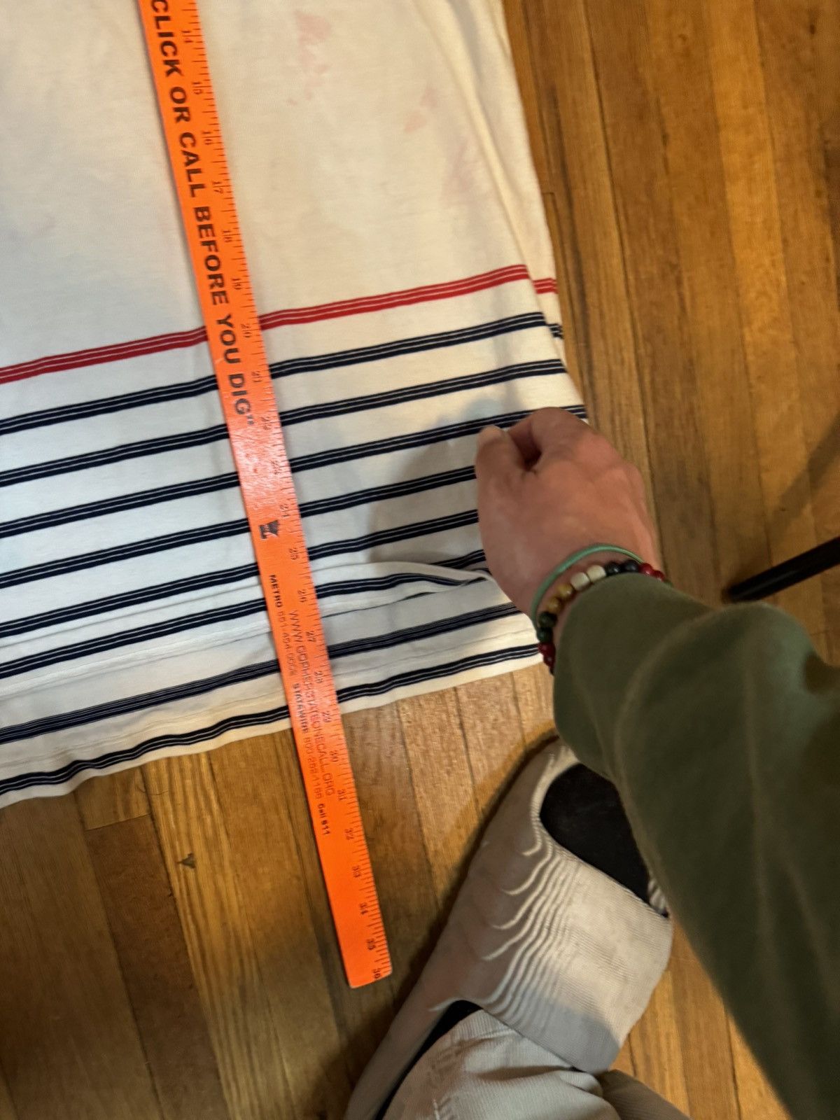 Lands' End × Vintage Vintage Lands End Striped Rugby Size US XL / EU 56 / 4 - 9 Thumbnail
