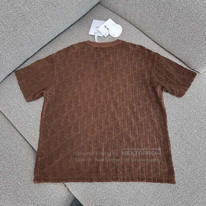 Dior Dior Jacquard logo round-neck casual short sleeves Size US XS / EU 42 / 0 - 2 Thumbnail