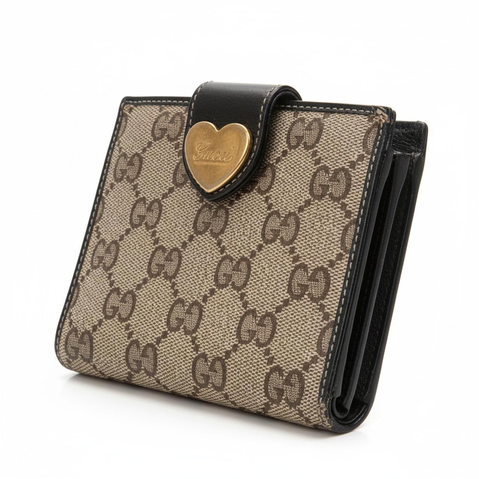 Gucci Gucci - Wallet Signature GG Pattern Heart-1 Size ONE SIZE - 1 Thumbnail