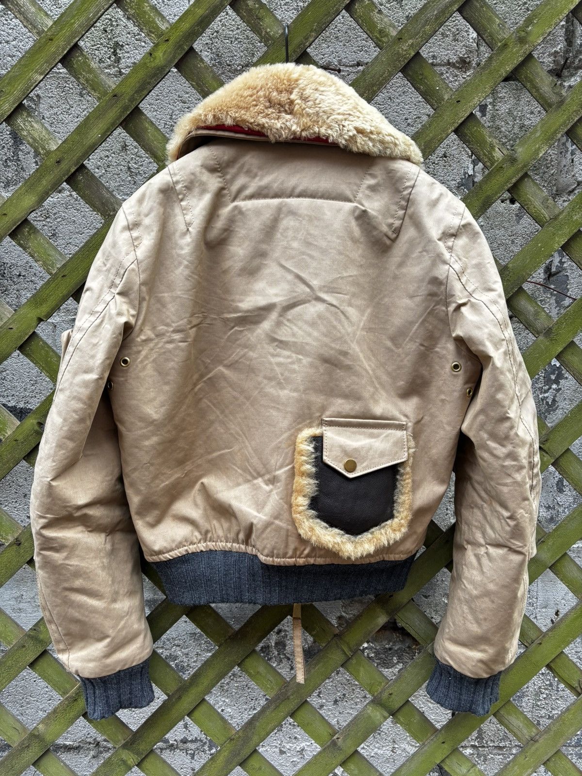 Dsquared2 FW04 Dsquared2 Fur North Bomber Jacket Size US M / EU 48-50 / 2 - 2 Thumbnail