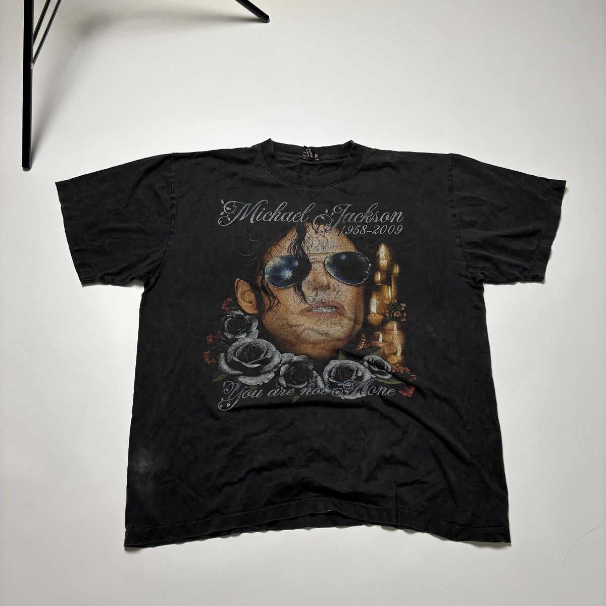 Michael Jackson × Vintage Michael Jackson vintage 1958-2009s single stitch t-shirt Size US XL / EU 56 / 4 - 1 Thumbnail