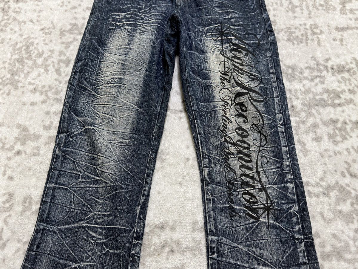 Hysteric Glamour Vintage Exit Lightning Wash Straight Y2K Poem Denim Jeans Size US 29 - 6 Thumbnail