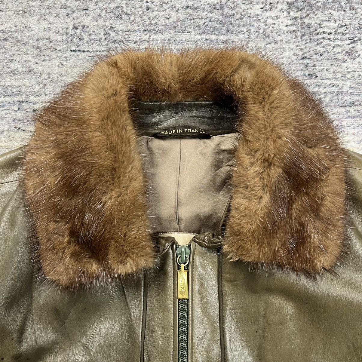 Zilli Vintage 90s Zilli philippe leather Jacket fur collar Size US M / EU 48-50 / 2 - 5 Thumbnail