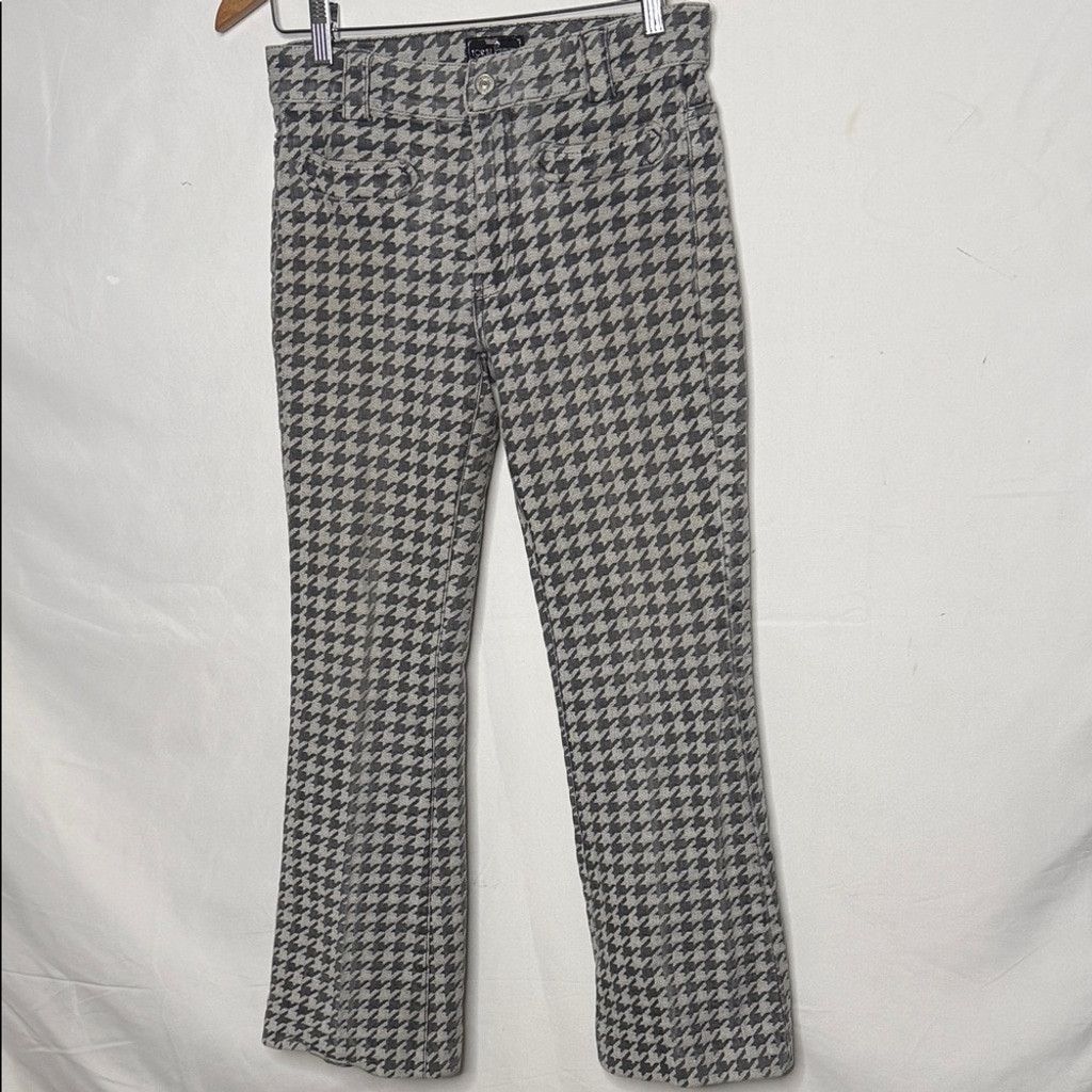 7 For All Mankind Limited 7 for all mankind houndstooth boot cut jeans sz 28 Size 28" / US 6 / IT 42 - 1 Thumbnail