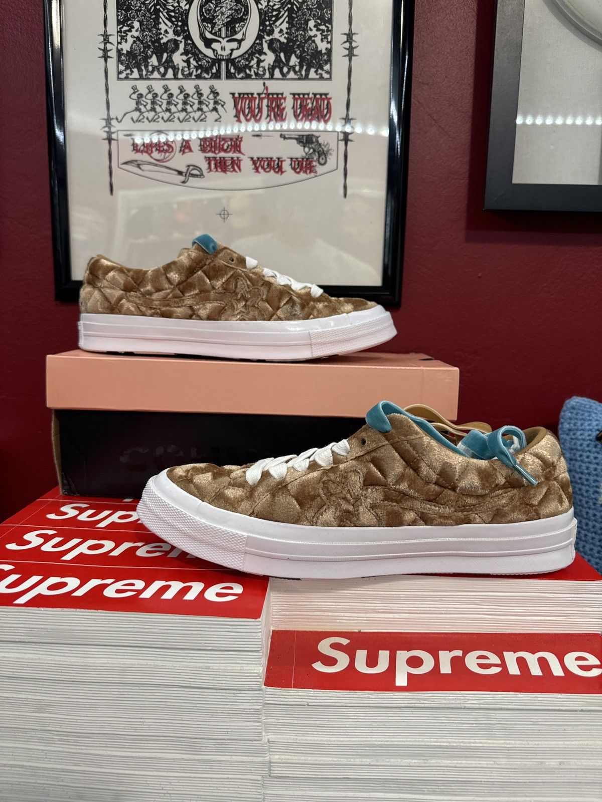 Converse × Golf Wang × Golf le Fleur Converse Golf Le Fleur Ox Size US 8.5 / EU 41-42 - 1 Thumbnail