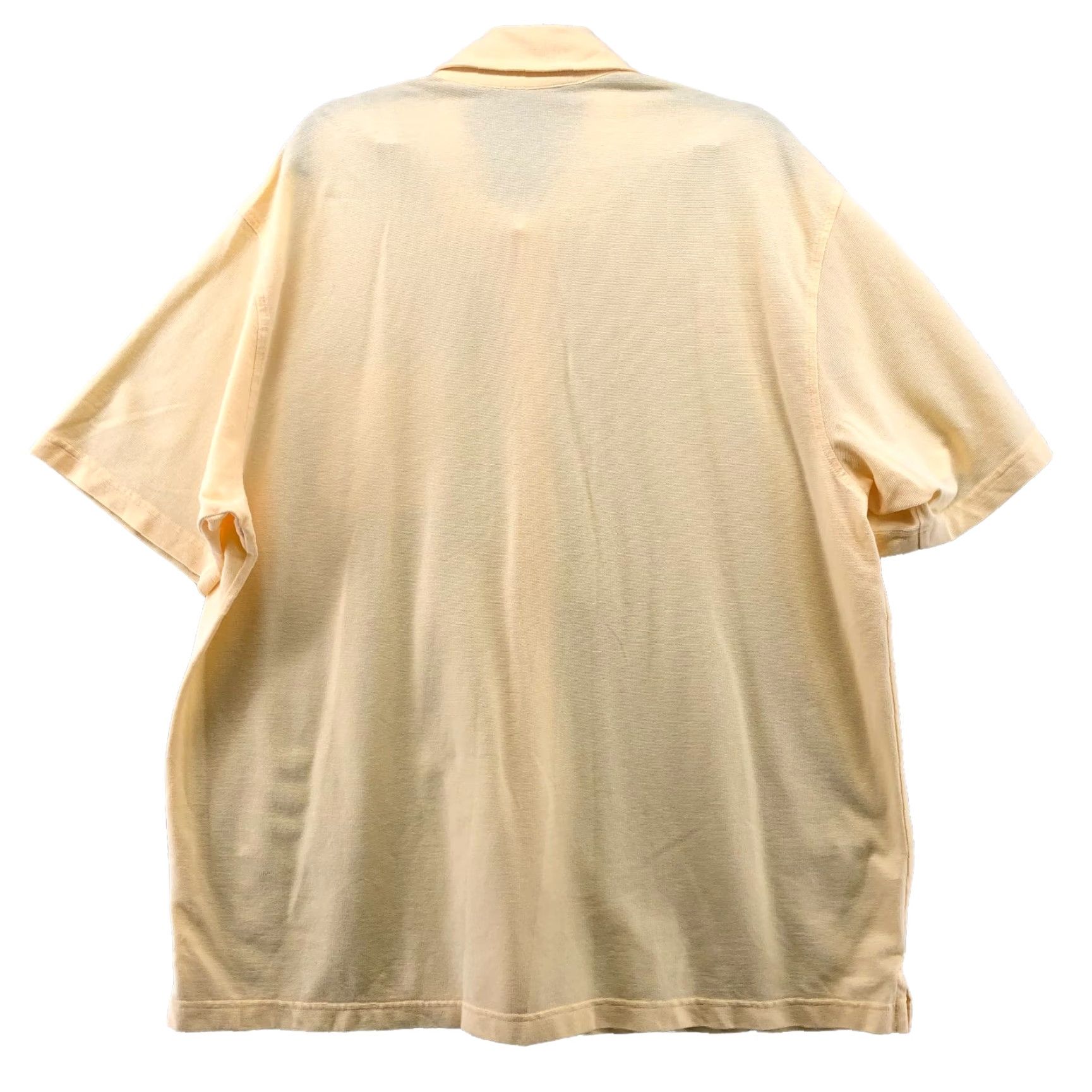 Brooks Brothers Brooks Brothers Knit Short Sleeve Shirt Mens XL Yellow Button Up Pocket Cotton Size US XL / EU 56 / 4 - 2 Thumbnail