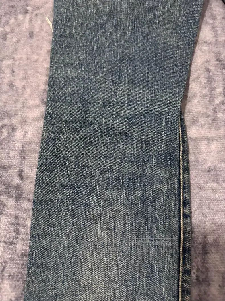 Saint Laurent Paris Saint Laurent Paris Light Blue Cat Claw Destroyed Cut Deni Size US 29 - 5 Thumbnail
