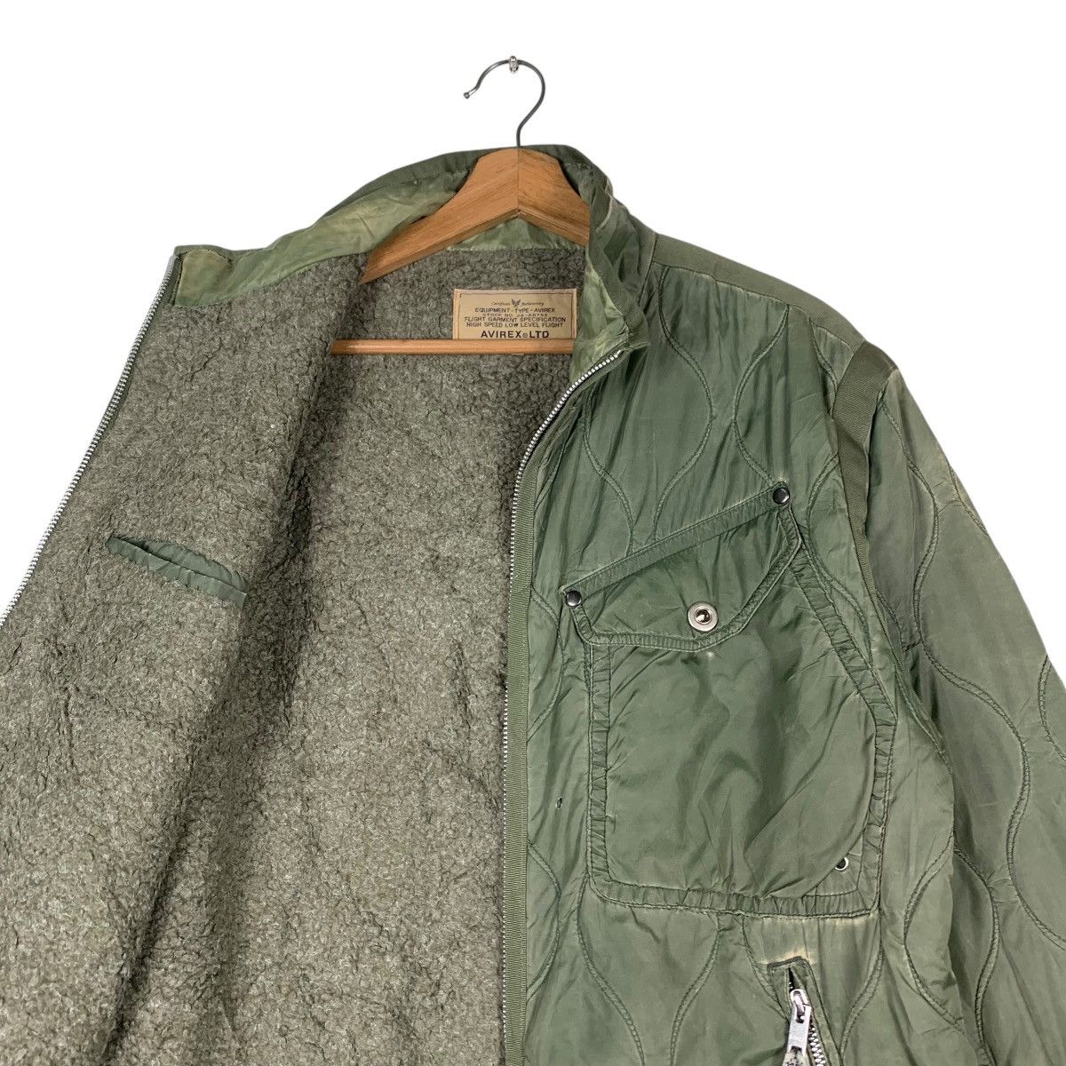 Avirex AVIREX High Speed Low Level Flight Sherpa Jacket #1282-C58 Size US M / EU 48-50 / 2 - 10 Thumbnail