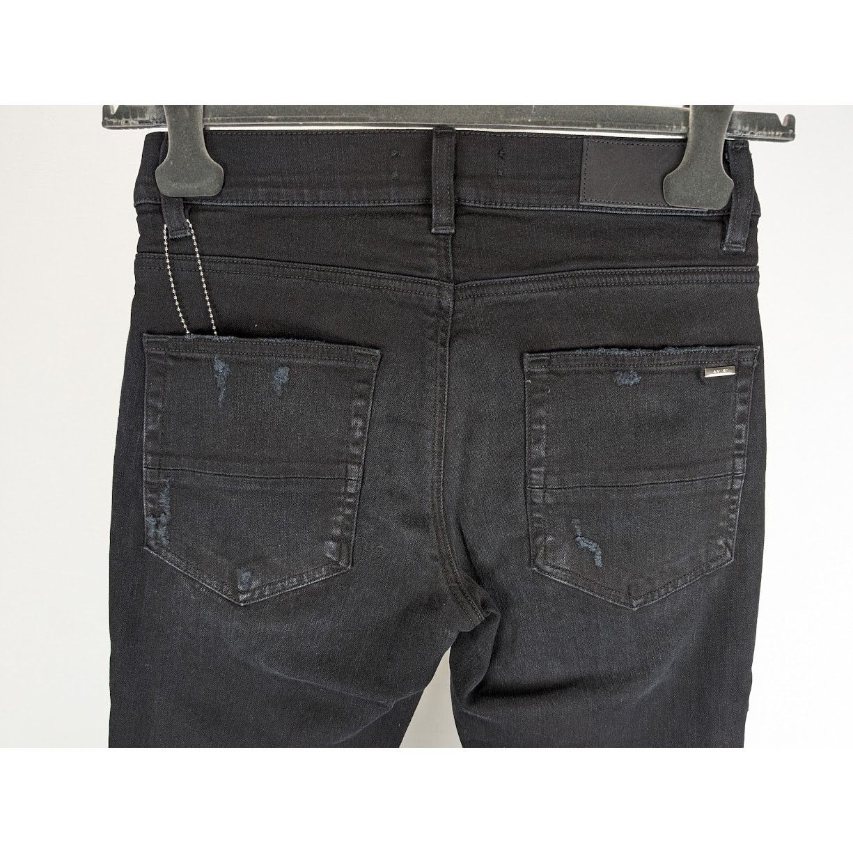 Amiri o1rshd1 Scarves Art Patch Jeans in Antique Black 28 Size US 28 / EU 44 - 19 Thumbnail