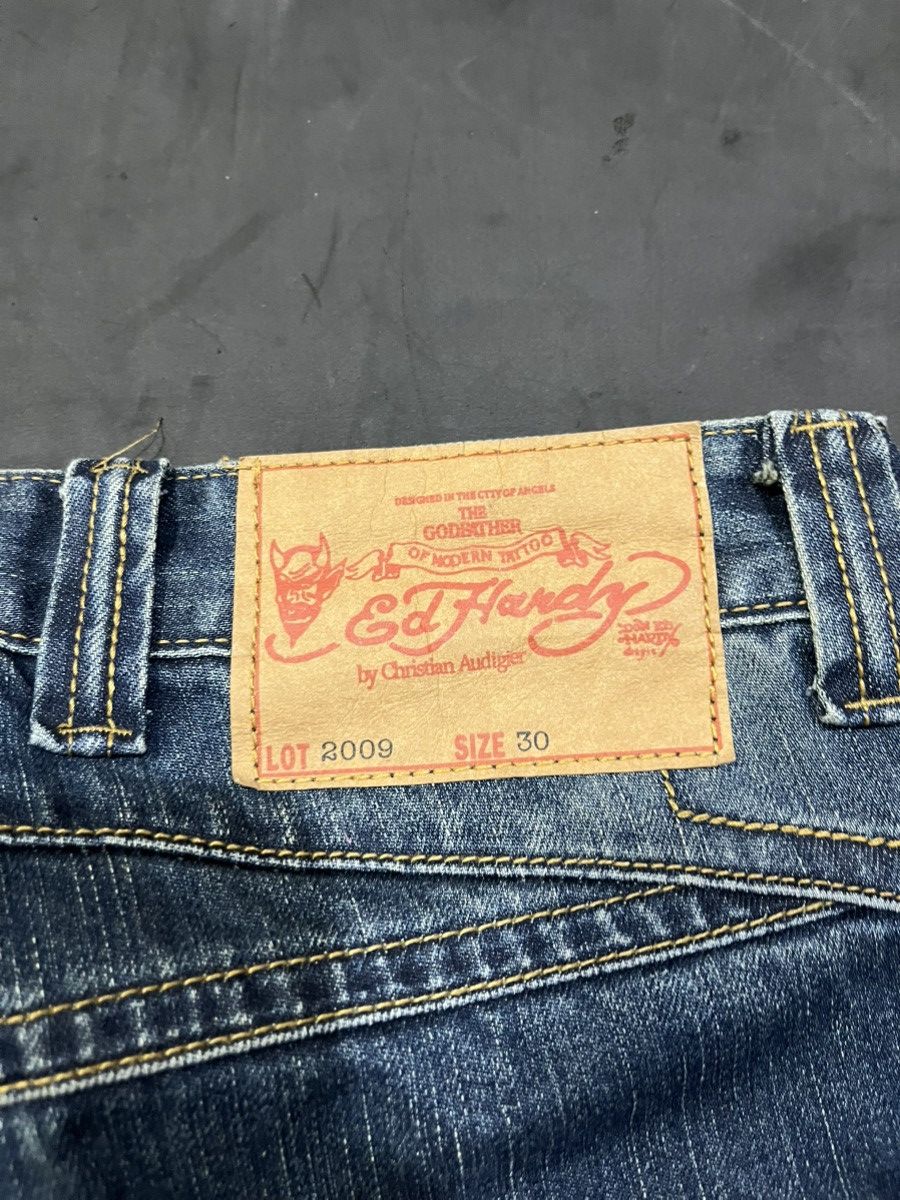 Christian Audigier 💸BINDINGOFFER💸Ed hardy koi embrioded Size US 30 / EU 46 - 11 Thumbnail
