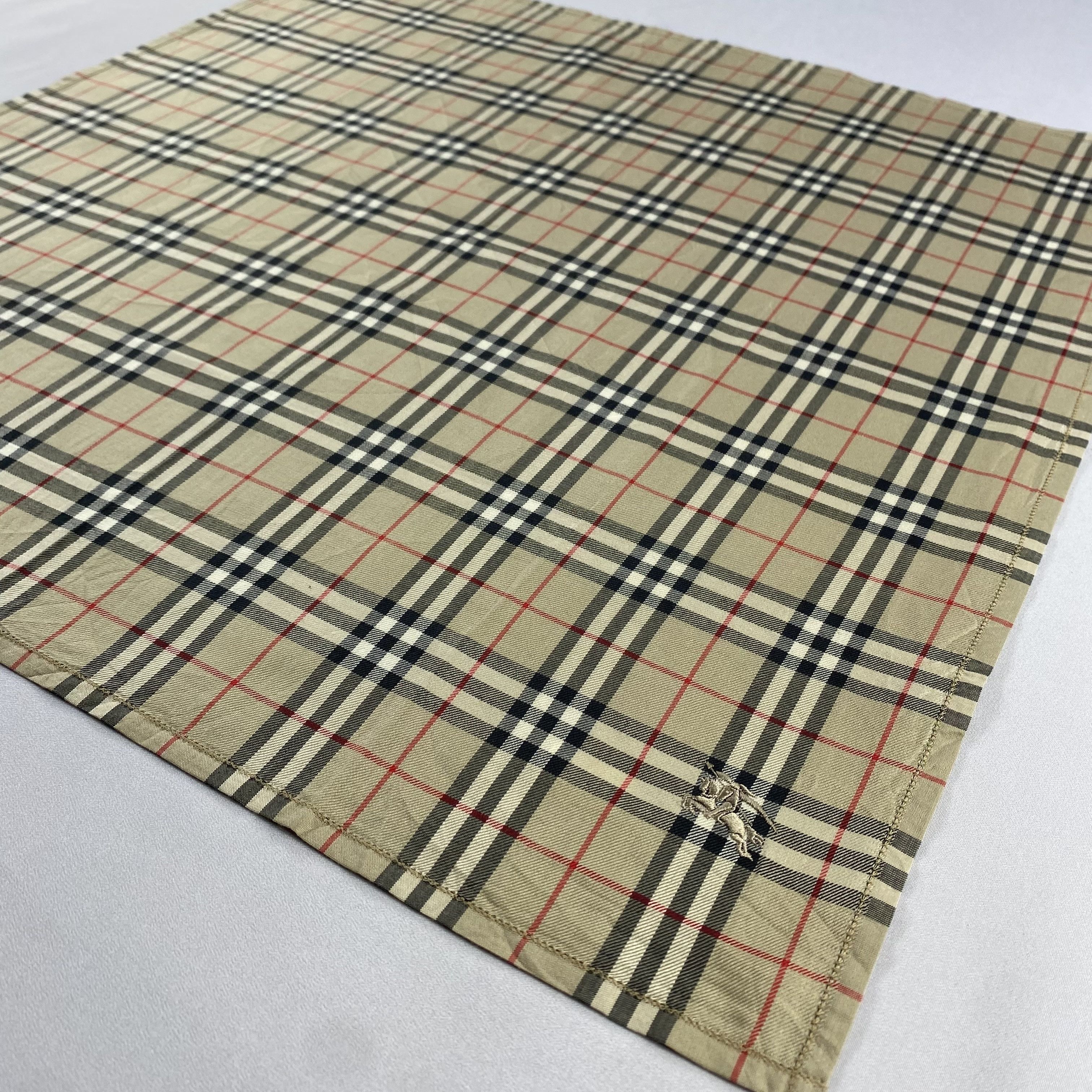 Burberry × Vintage Burberry Handkerchief / Neckerchief / Bandana-P875 Size ONE SIZE - 2 Thumbnail