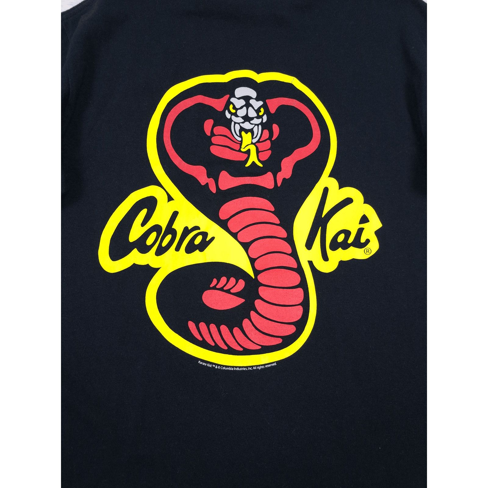 Vintage 💎 Vintage Cobra Kai Karate Kid Movie Snake Graphic T-shirt Size US S / EU 44-46 / 1 - 3 Thumbnail