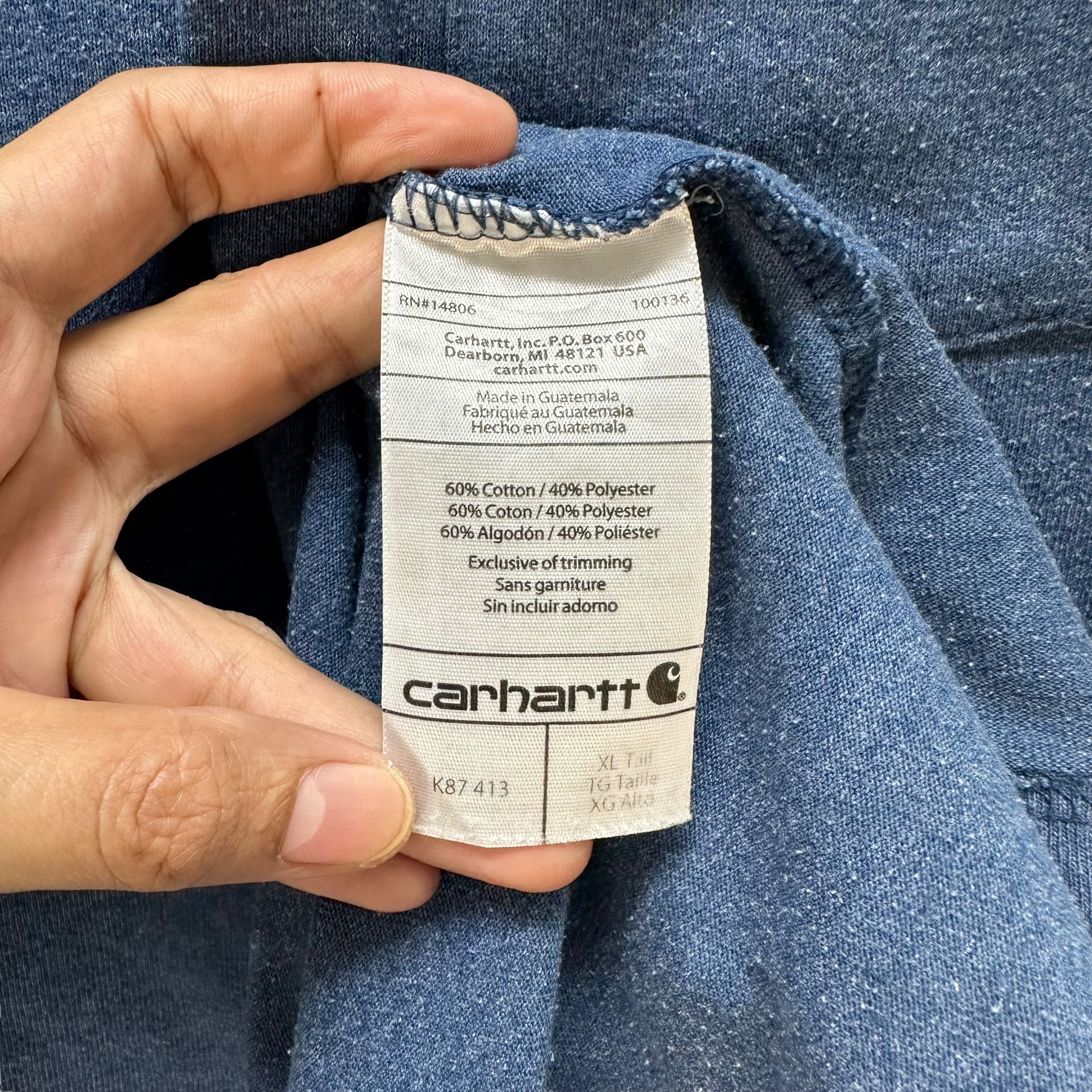 Carhartt Carhartt Single Pocket Tees #9183-67 Size US XL / EU 56 / 4 - 8 Thumbnail