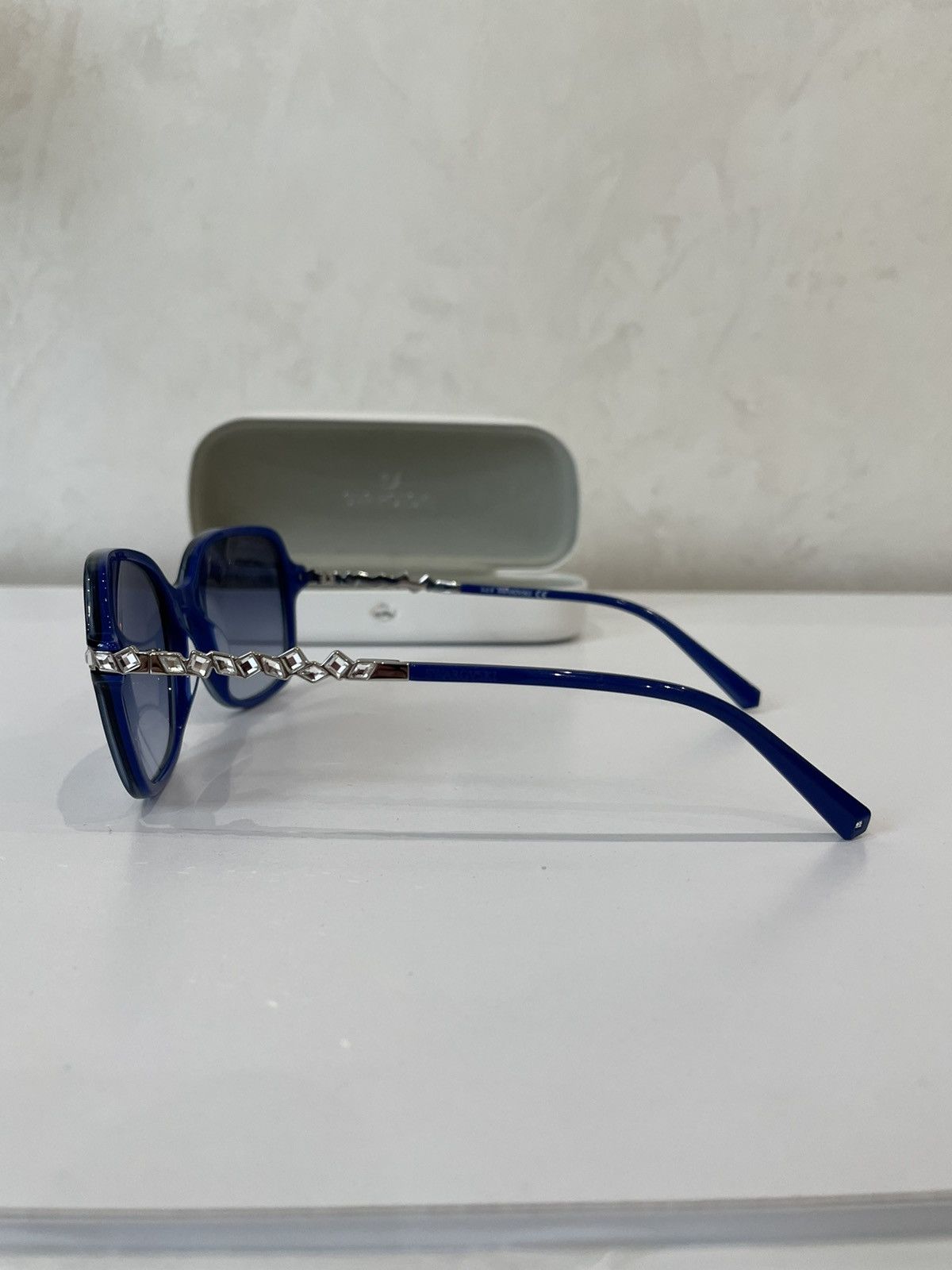 Swarovski SWAROVSKI SK 265 90W Blue Grey Gradient Women's Sunglasses Size ONE SIZE - 6 Thumbnail