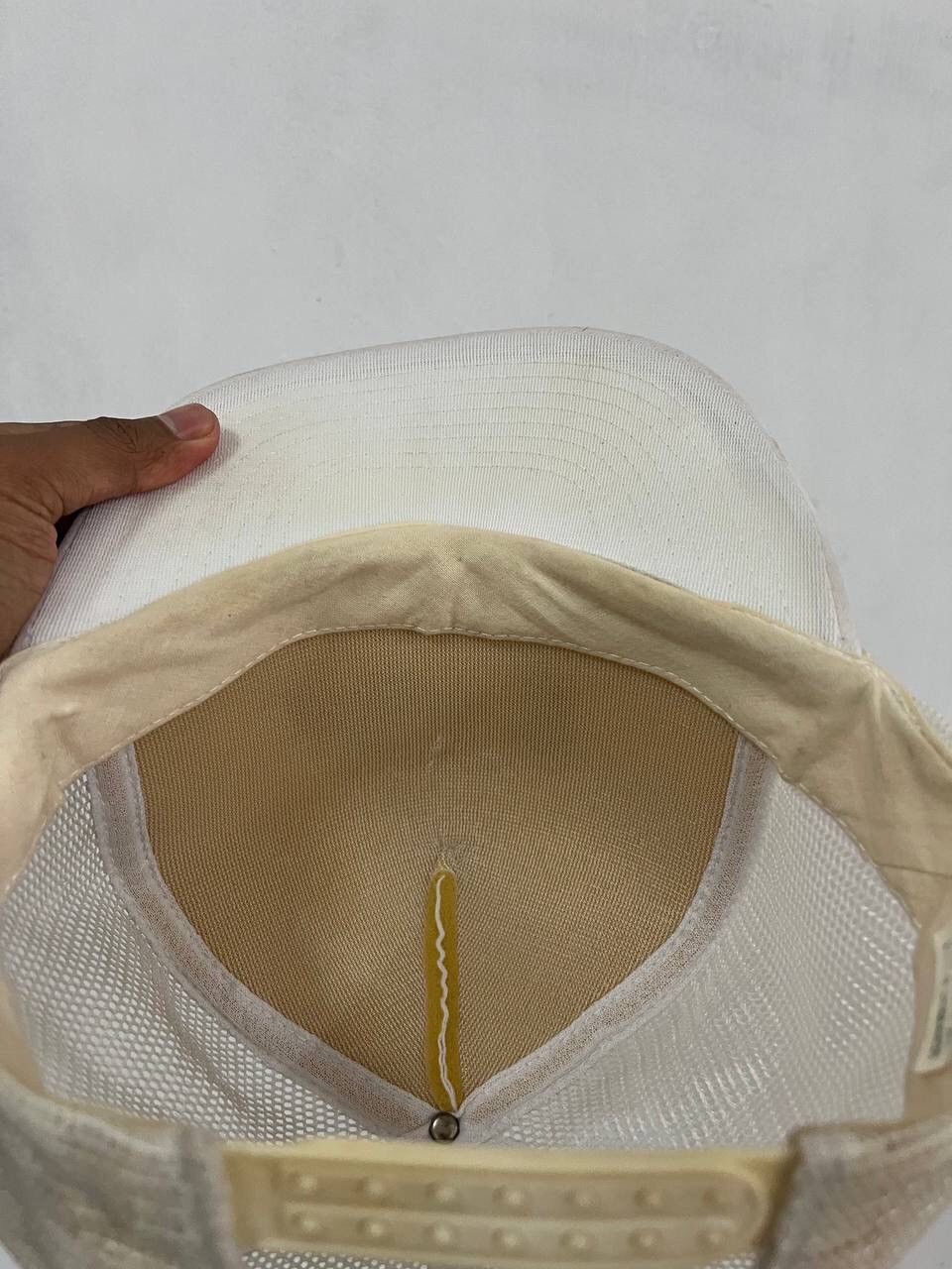 Vintage A-1 White Trucker Hat Size ONE SIZE - 10 Thumbnail