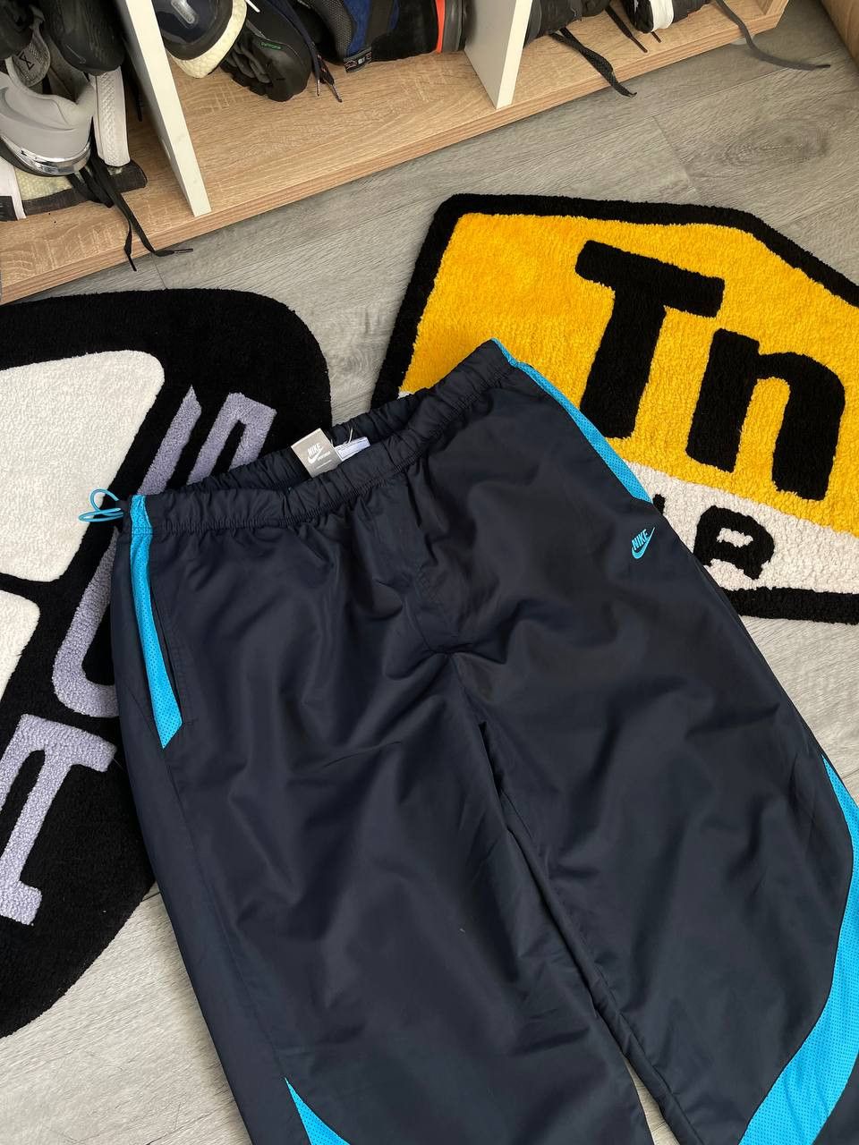 Nike × Streetwear × Vintage nike premier rare baggy fit nylon track pants Size US 36 / EU 52 - 3 Thumbnail
