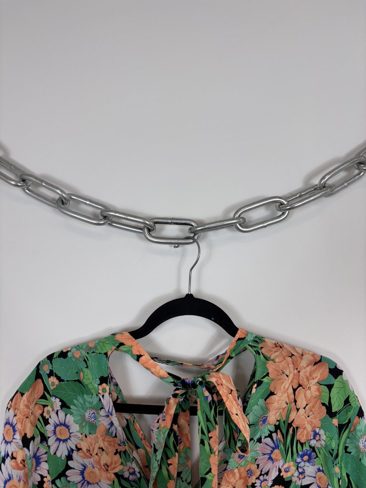 Sandro Sandro NWT Women’s Reda Floral Print Boho Silk Blouse Top Size S / US 4 / IT 40 - 14 Thumbnail