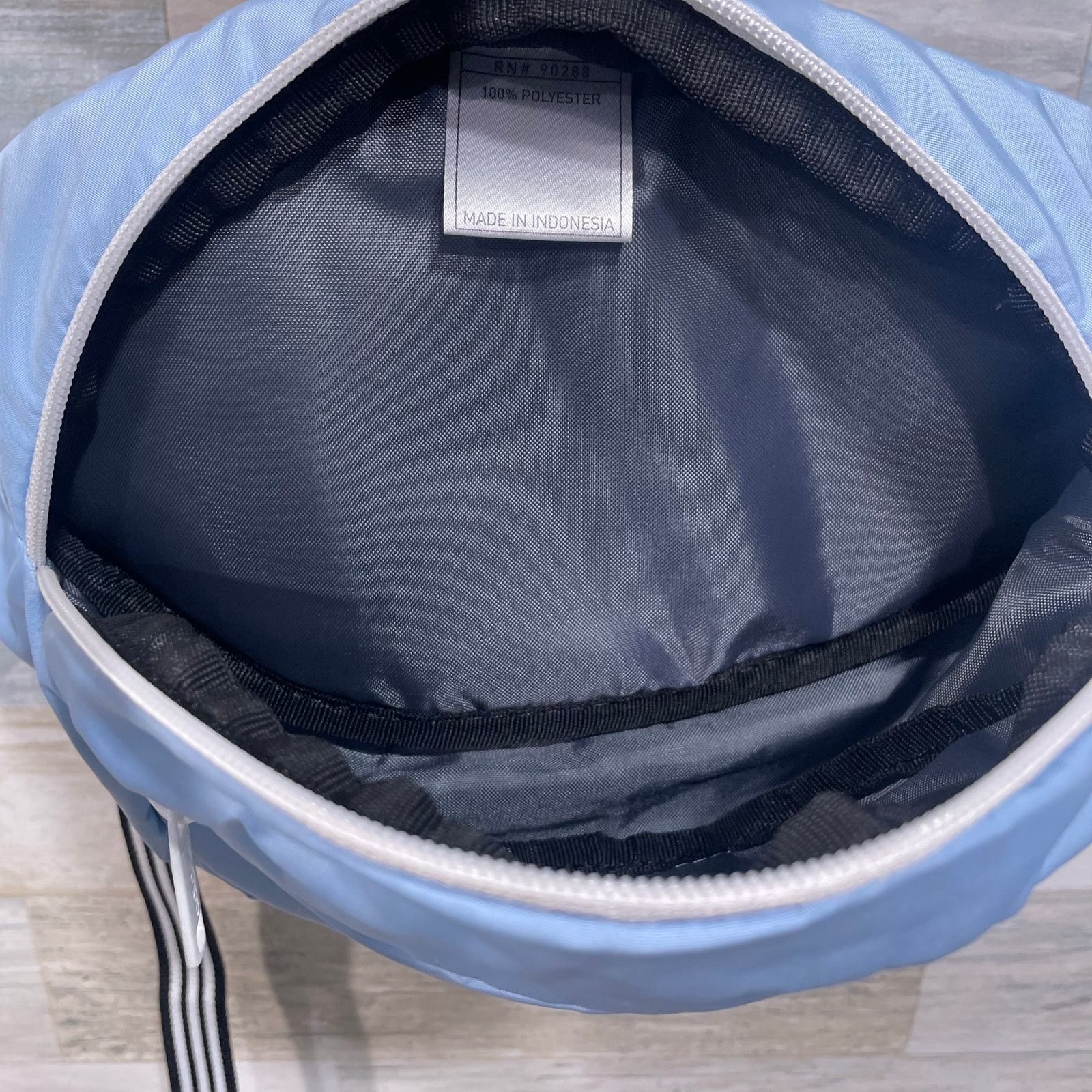 Adidas Adidas Core Waist Pack Fanny Light Blue Zip Unisex Womens Size ONE SIZE - 3 Thumbnail
