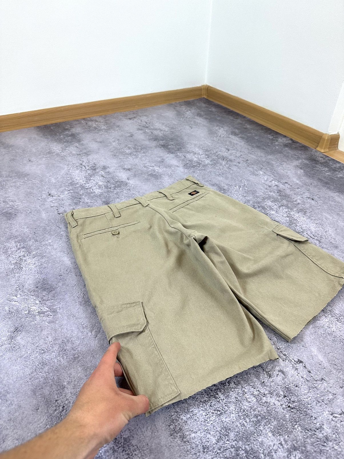 Dickies Vintage Dickies Distressed Cargo USA Hype Y2K Baggy Shorts Size US 30 / EU 46 - 3 Thumbnail