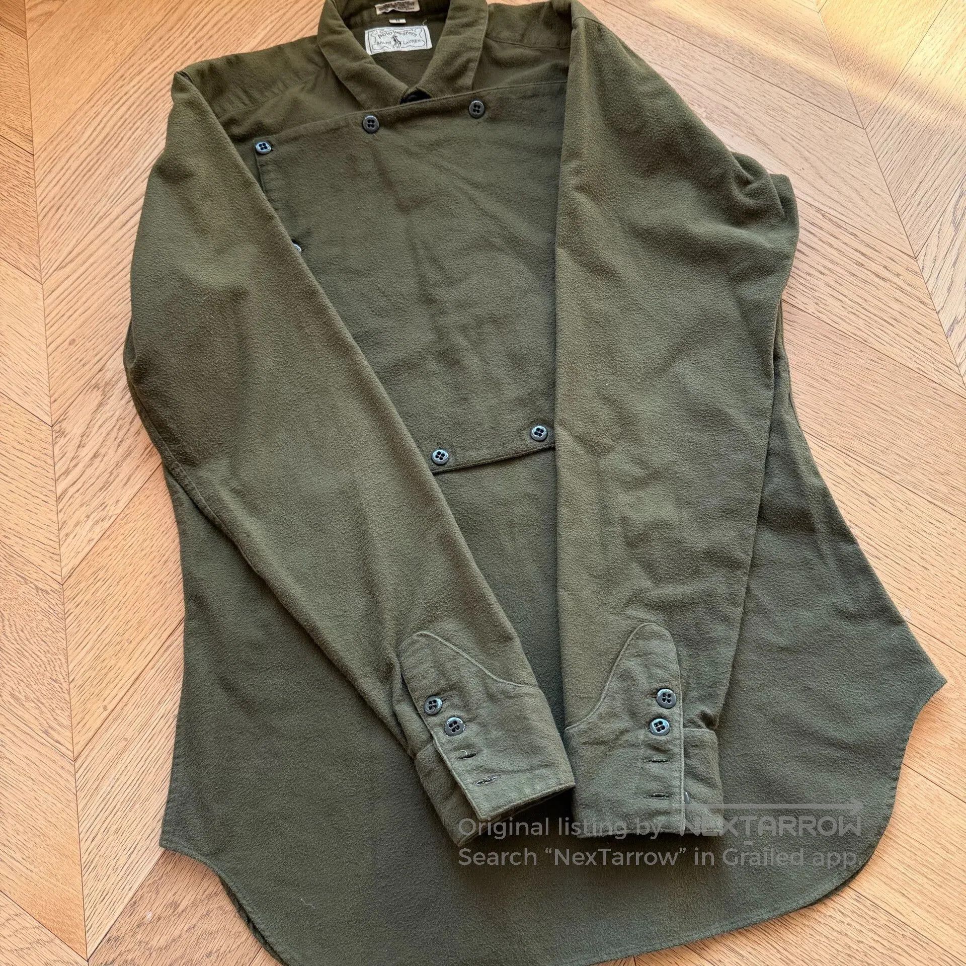 RLX Ralph Lauren Vintage Western Bib Shirt. Size US M / EU 48-50 / 2 - 7 Thumbnail