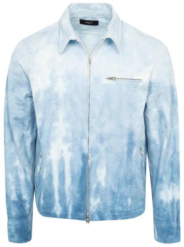 Amiri o1s1wg110425 Tie Dye Workman Jacket in Blue Size US M / EU 48-50 / 2 - 1 Thumbnail