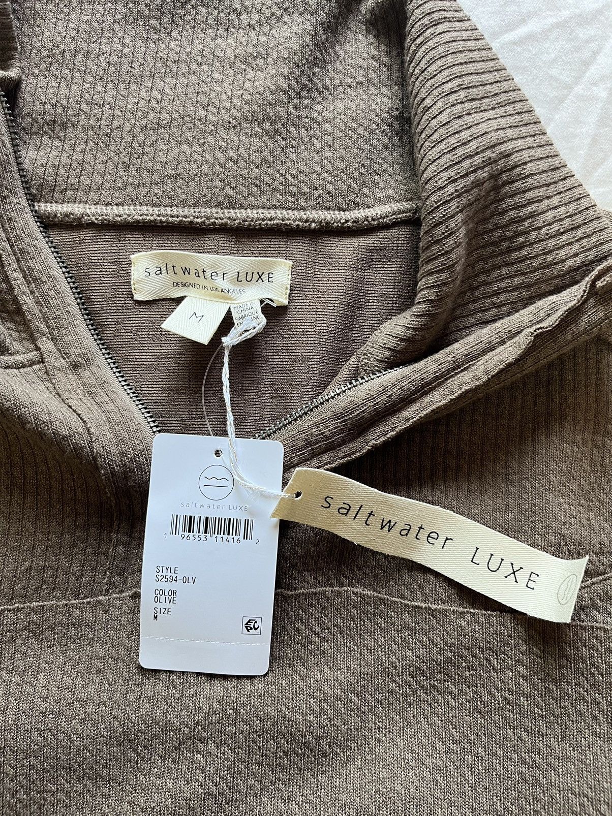 Saltwater Luxe Half Zip Pullover Size M / US 6-8 / IT 42-44 - 6 Thumbnail