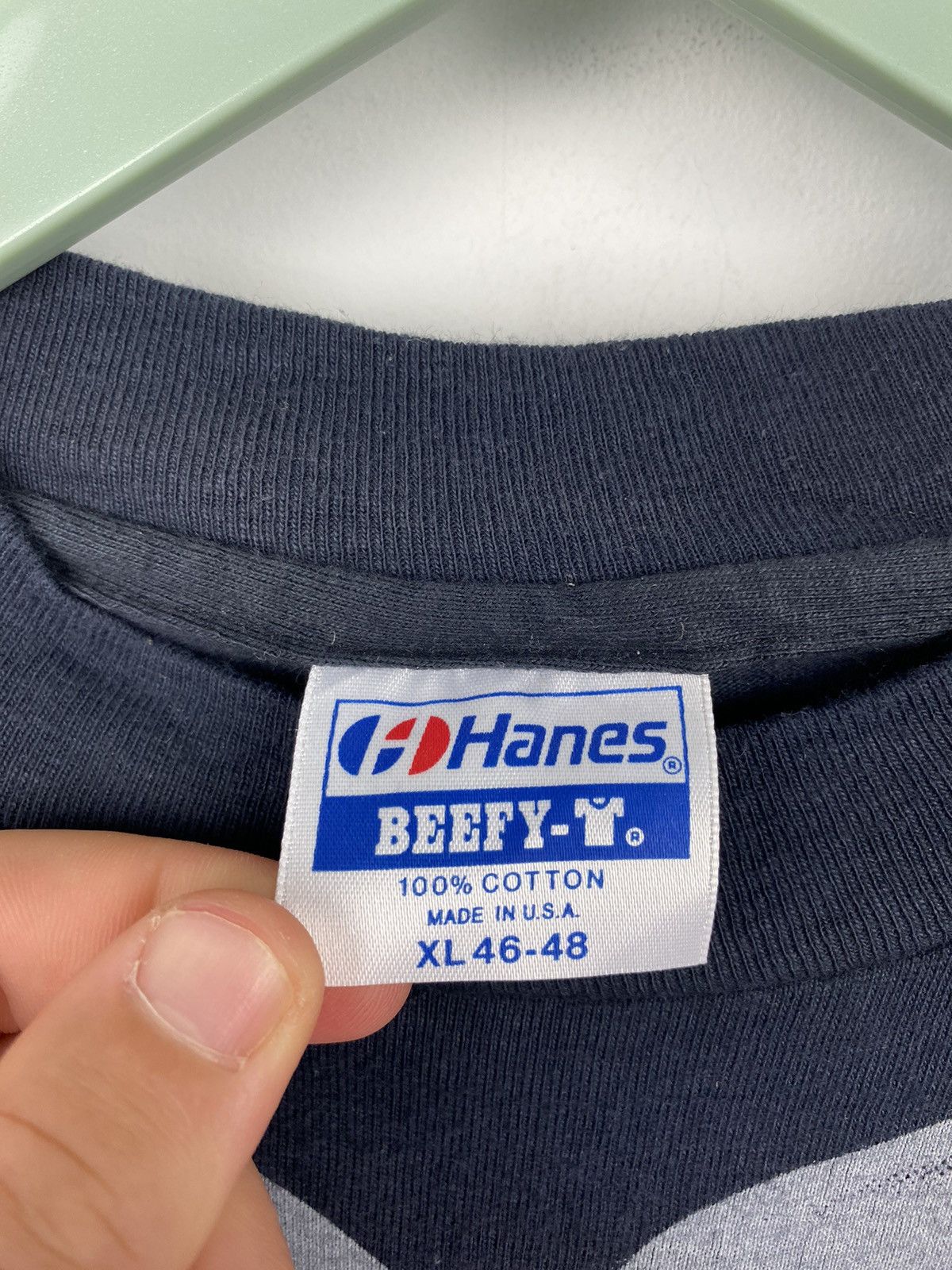 Hanes Vintage 1980 The Athletic Supporter Costume USA T Shirt Tee Size US XL / EU 56 / 4 - 7 Thumbnail
