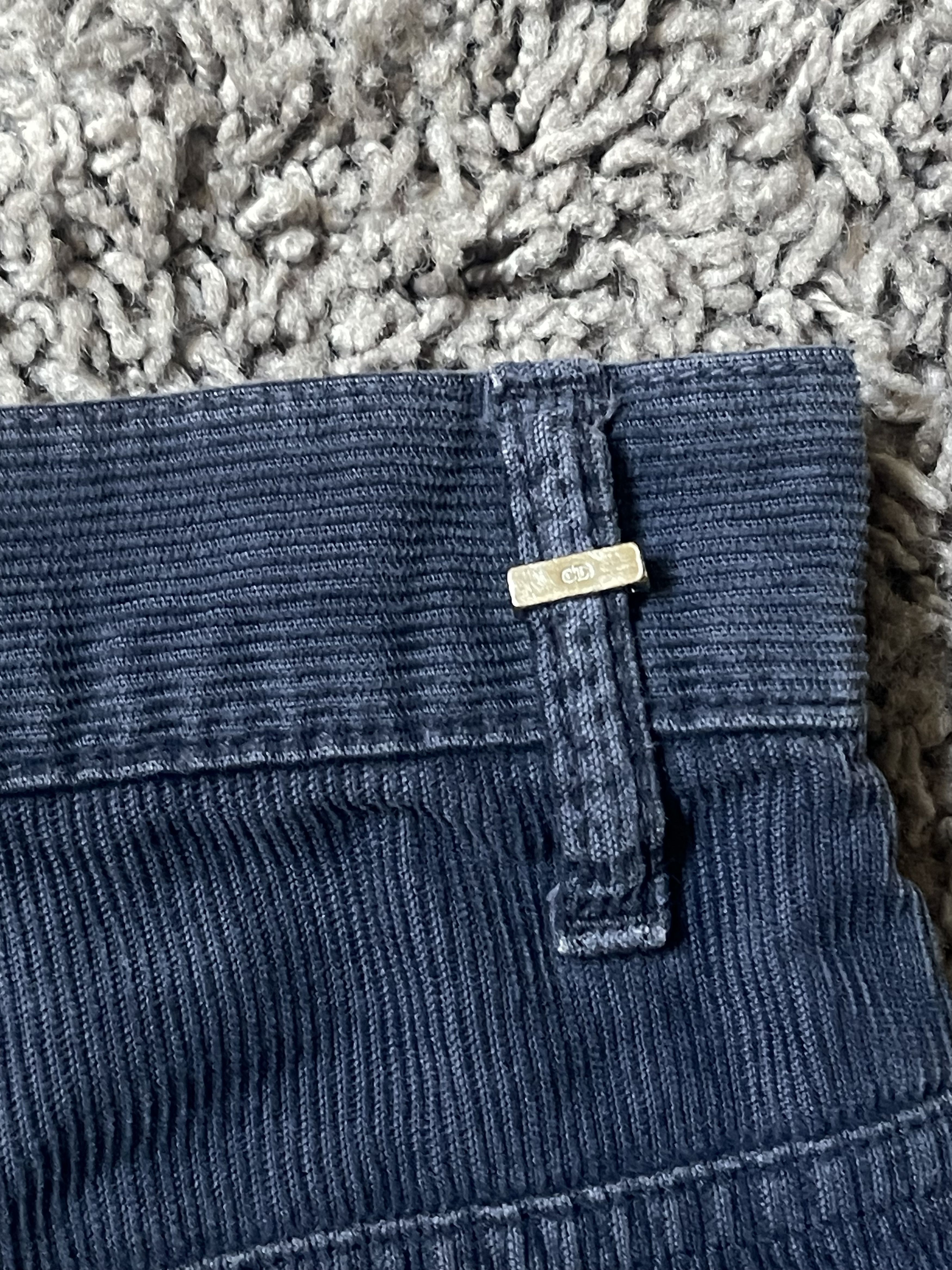 Hedi Slimane Dior Homme 04AW VOTC Blue Corduroy Pants Size US 29 - 6 Thumbnail