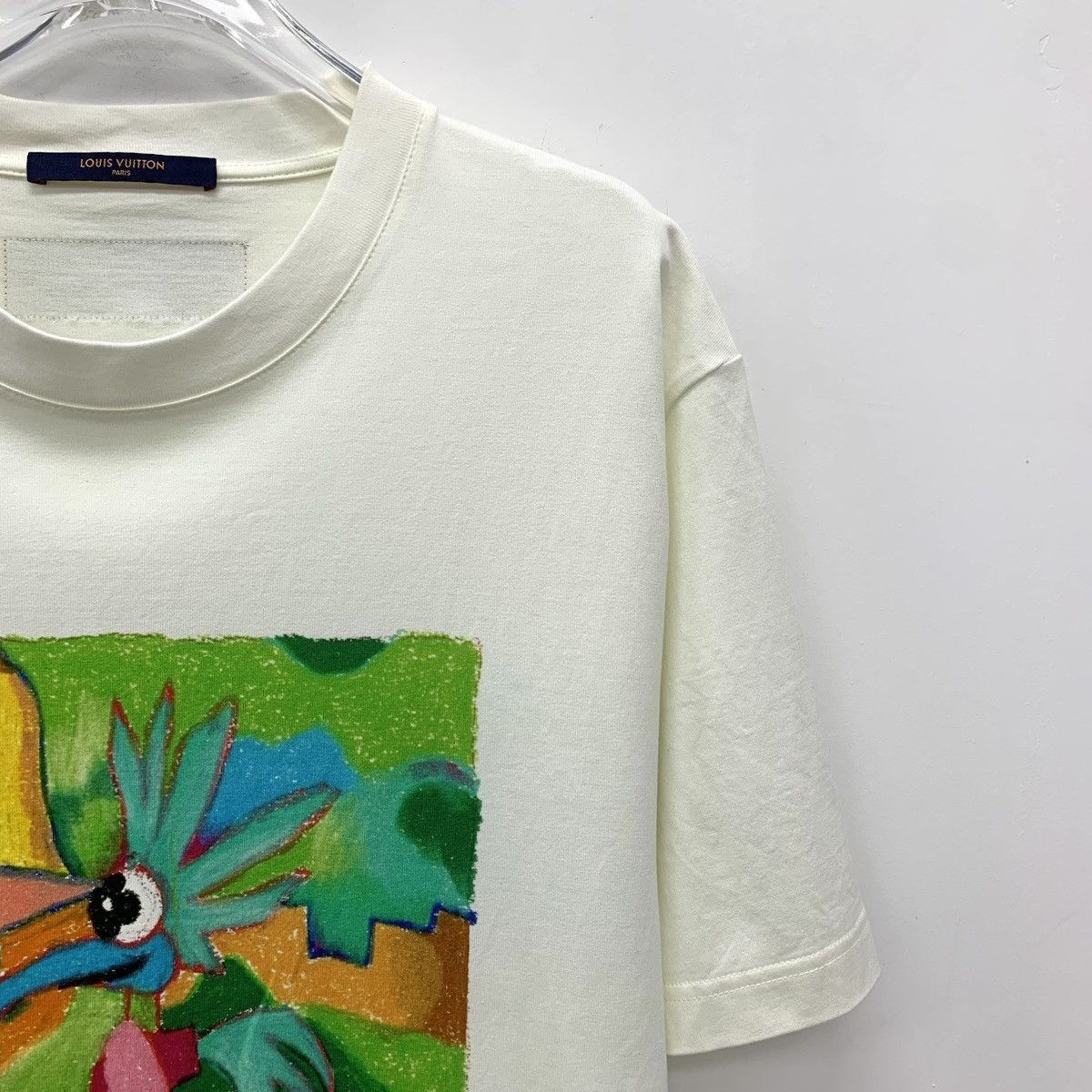 Louis Vuitton White Short-Sleeve Graphic T-Shirt Size US L / EU 52-54 / 3 - 3 Thumbnail
