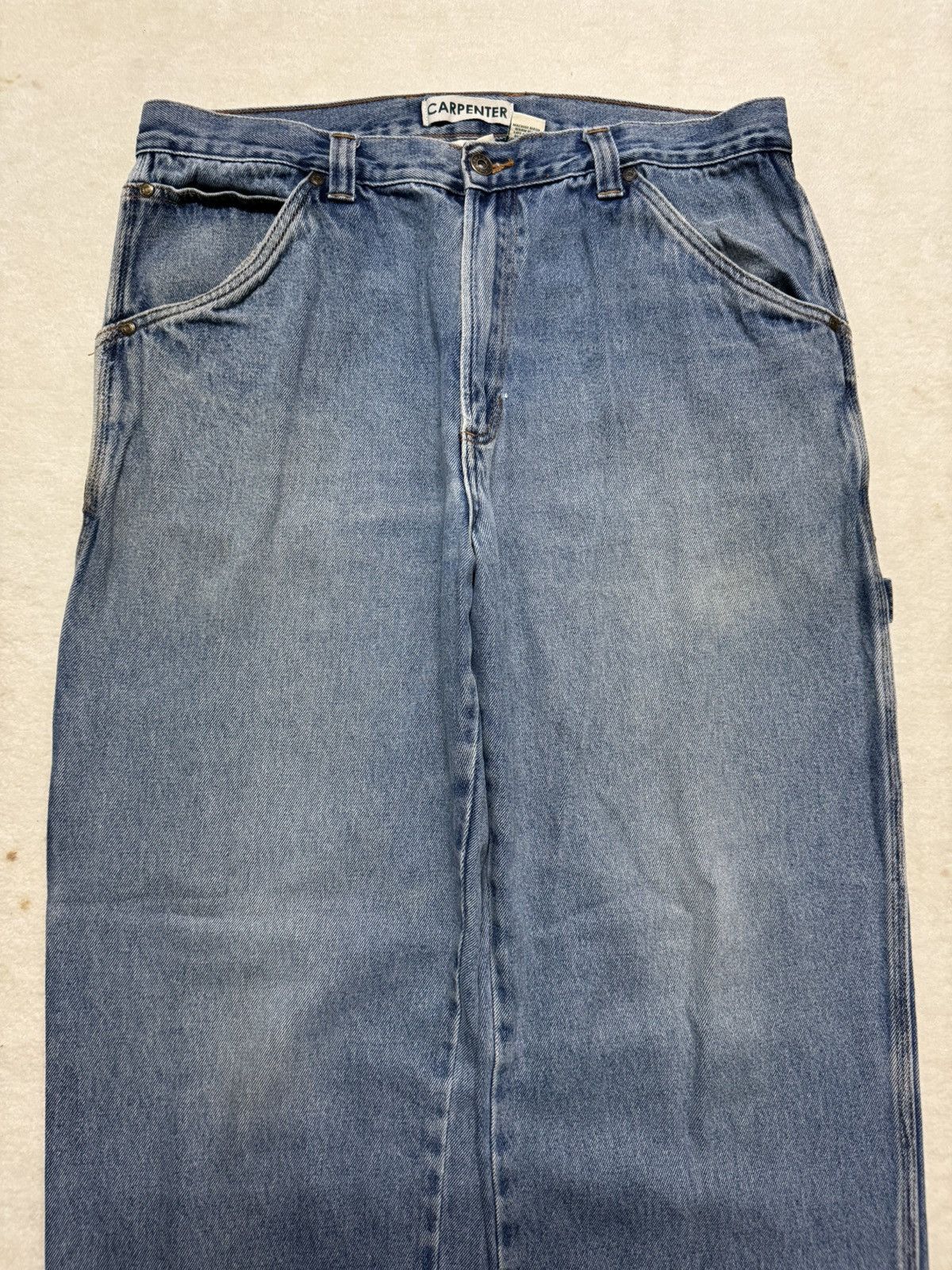 JNCO BAGGY JNCO SOUTPOLE STYLE VINTAGE 2000s CARPENTER FADED Size US 34 / EU 50 - 9 Thumbnail