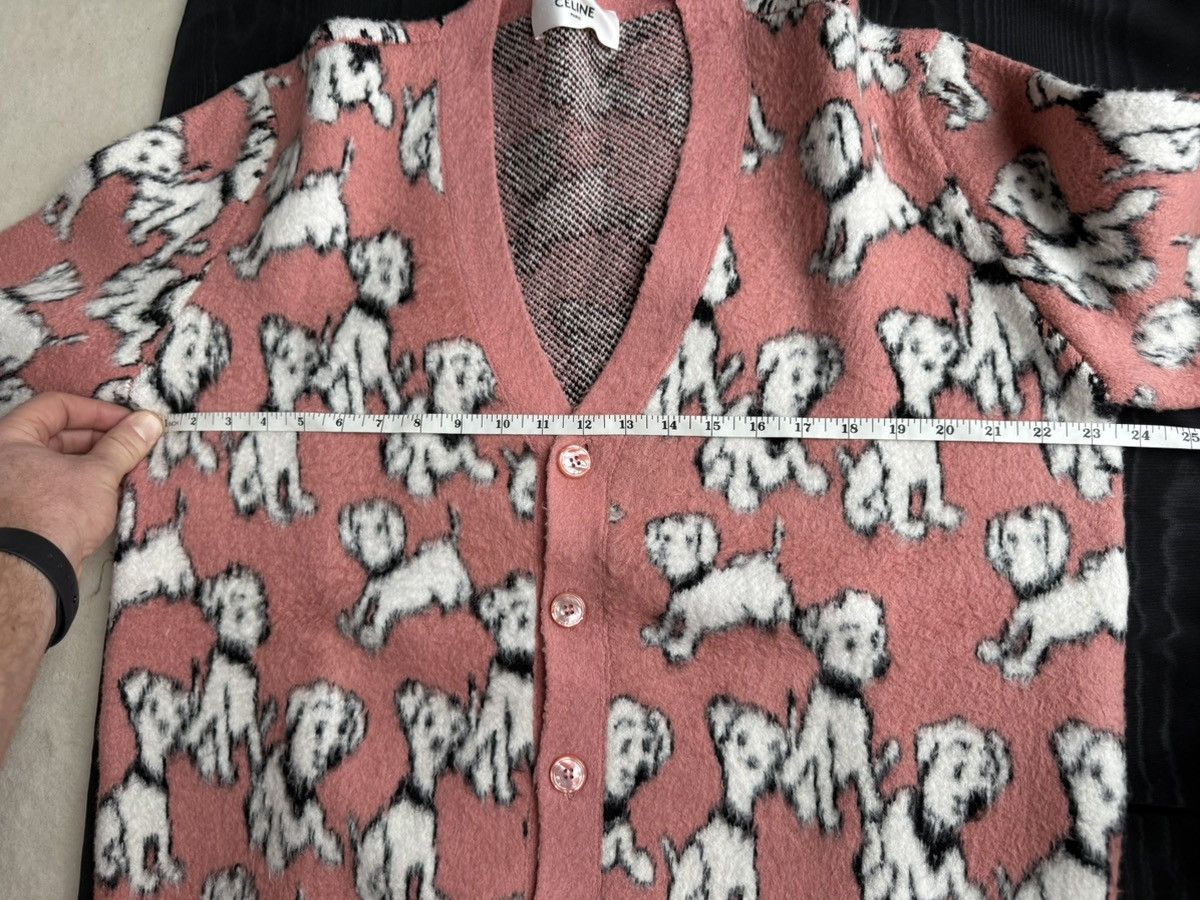 Celine SS22 Celine cosmic cruiser pink puppy cardigan Hedi XL Size US XL / EU 56 / 4 - 8 Thumbnail