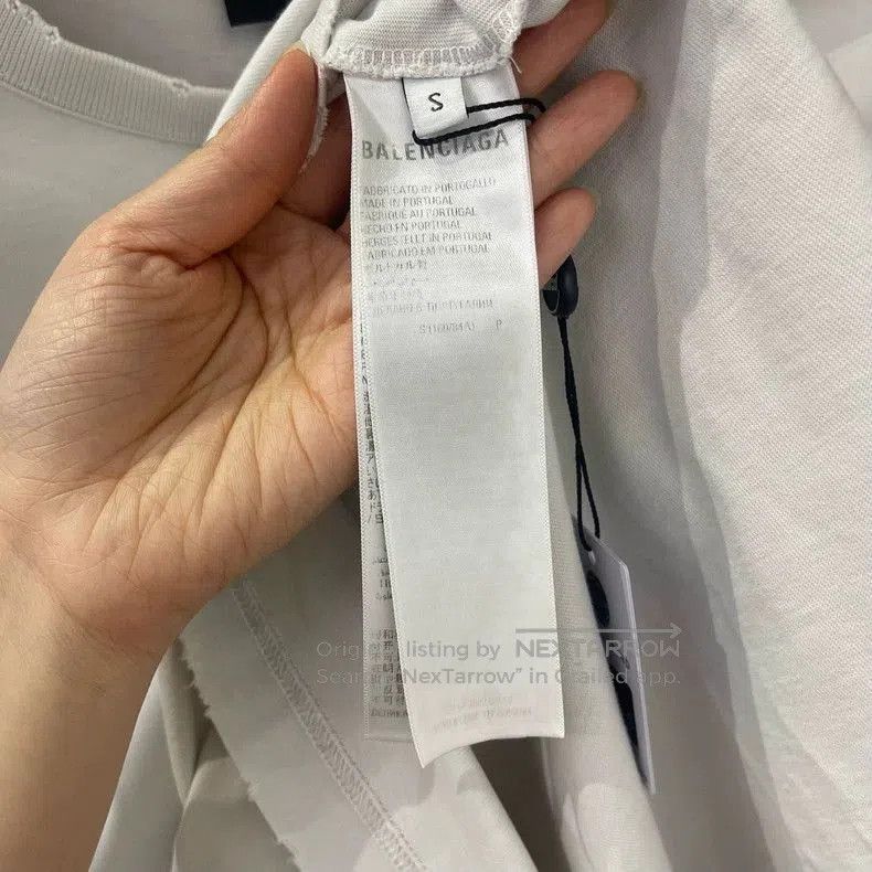 Balenciaga Logo Print Short Sleeve Tee.