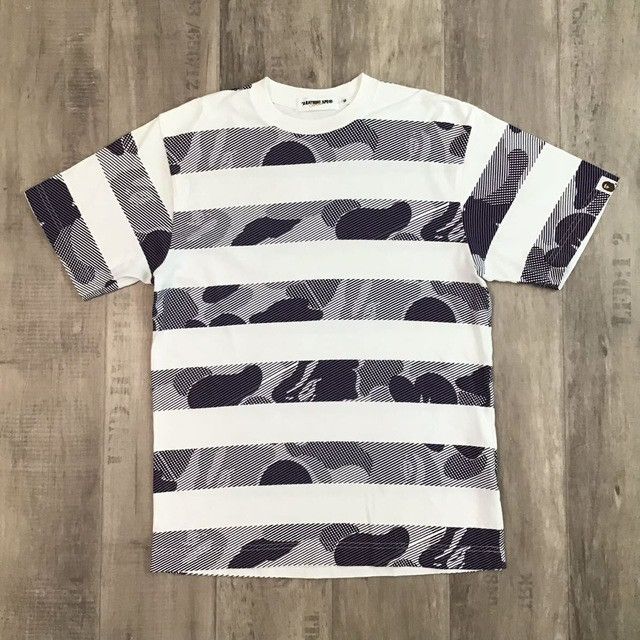 Bape BAPE camo Border T-shirt a bathing ape NIGO Size US S / EU 44-46 / 1 - 1 Thumbnail